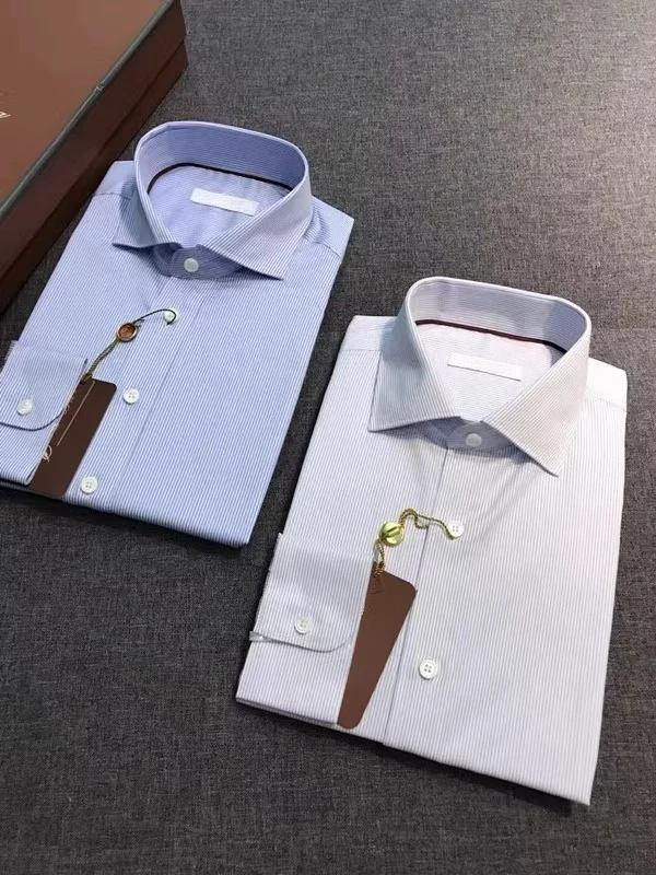

LP Italian Striped Shirt Business Casual Long Sleeve Shirt