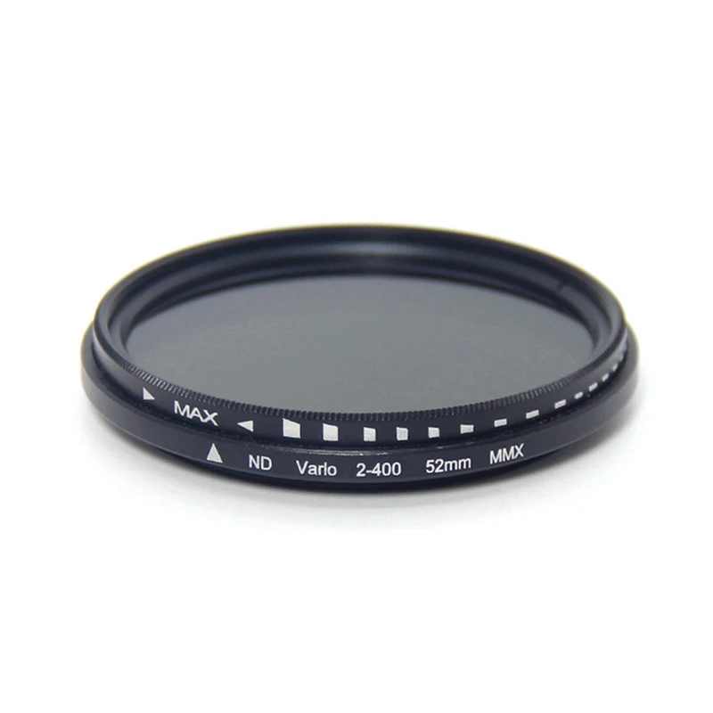 52 ملم الهاتف ND تصفية ND2 إلى ND400 كليب على مرشح الكثافة المحايدة المتغيرة للهاتف المحمول كاميرا الهاتف الذكي-PZZW