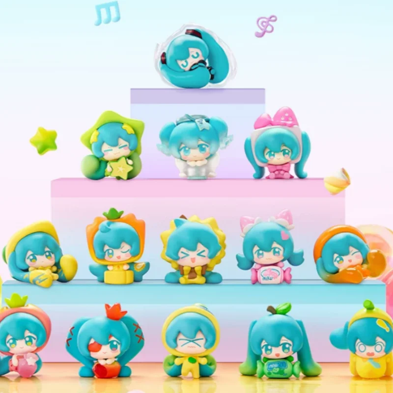 

FUNISM Fruit Candies Qface Series Blind Box Mystery Box Toys Kawaii Ornaments Figurines Home Decor Desktop Model