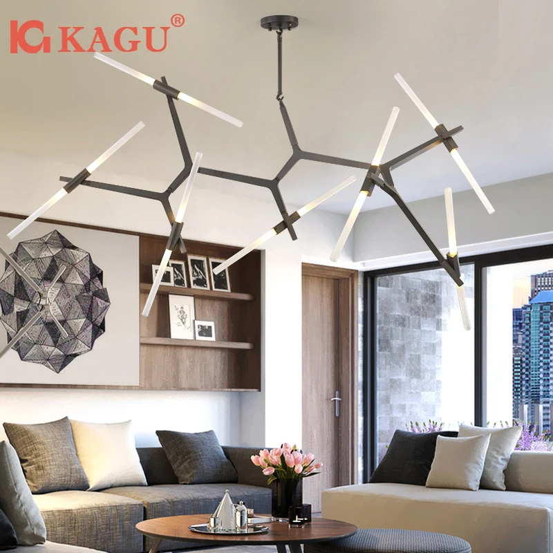 

Modern Minimalist Light Luxury Pendant Lamp Industrial Herringbone Branches Nordic Tree Chandeliers Lighting