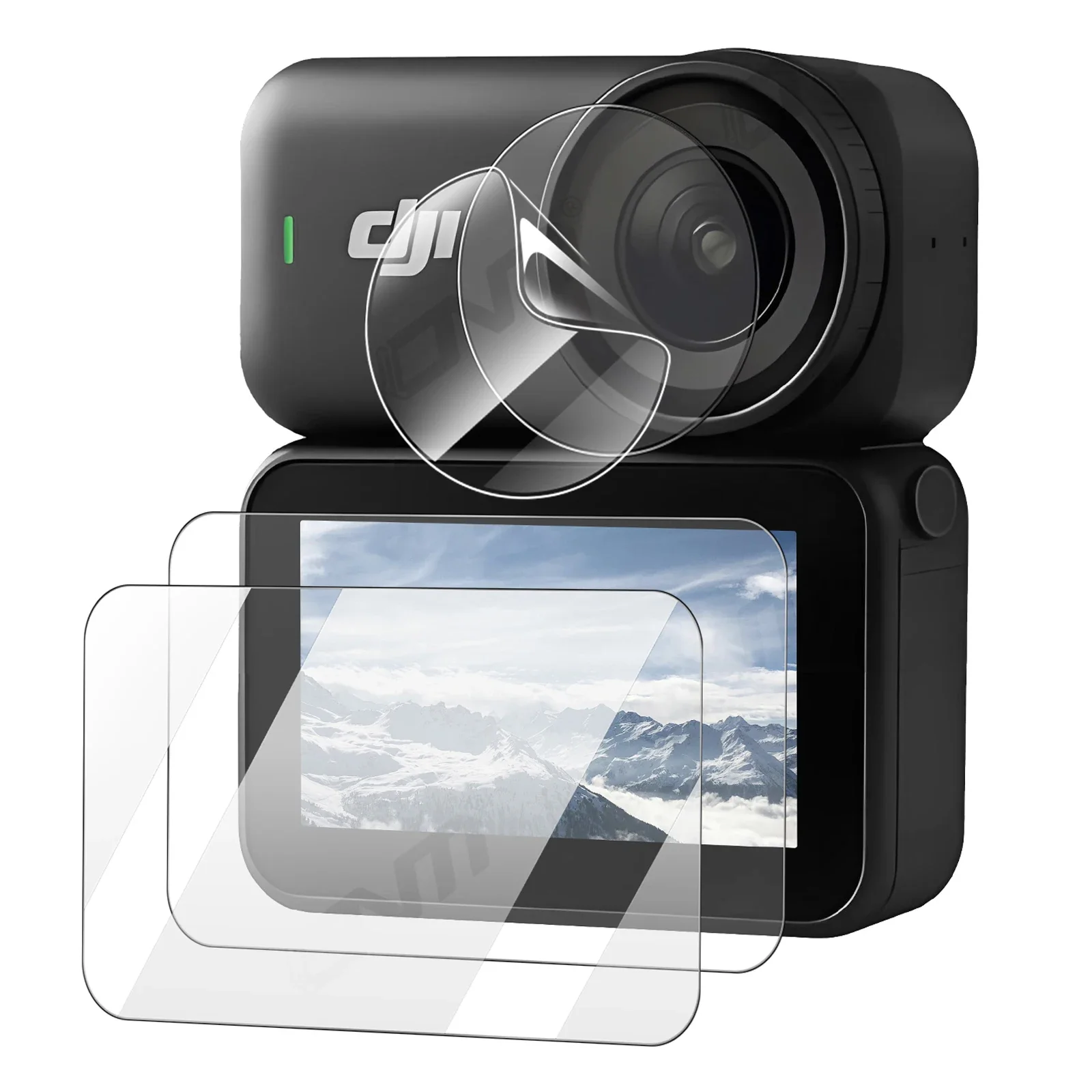 

Screen Protector for DJI Osmo Nano Ultra-Clear Tempered Glass Camera Lens Screen Protector Film Anti-Scratch Accessories Set