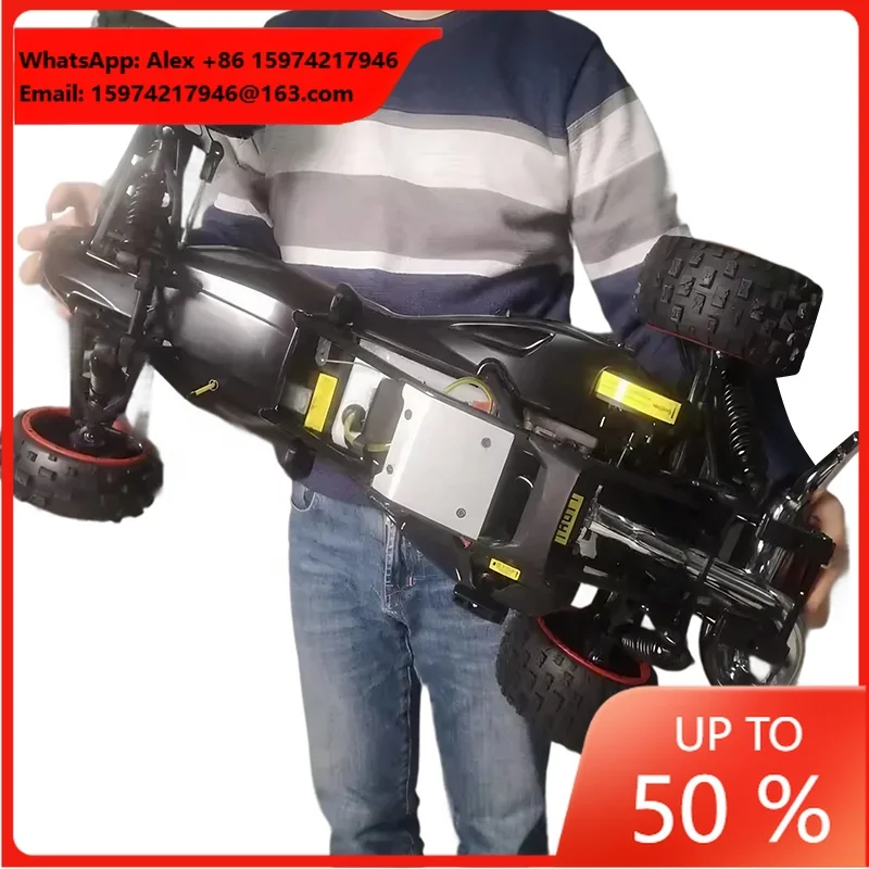 2.4G 1:5 Remote Control Petrol Car RWD 80km/h 29cc Engine 2 Stroke RTR Gas Trucks Nitro Pull Start Rovan Buggy Baja 5B RC Car
