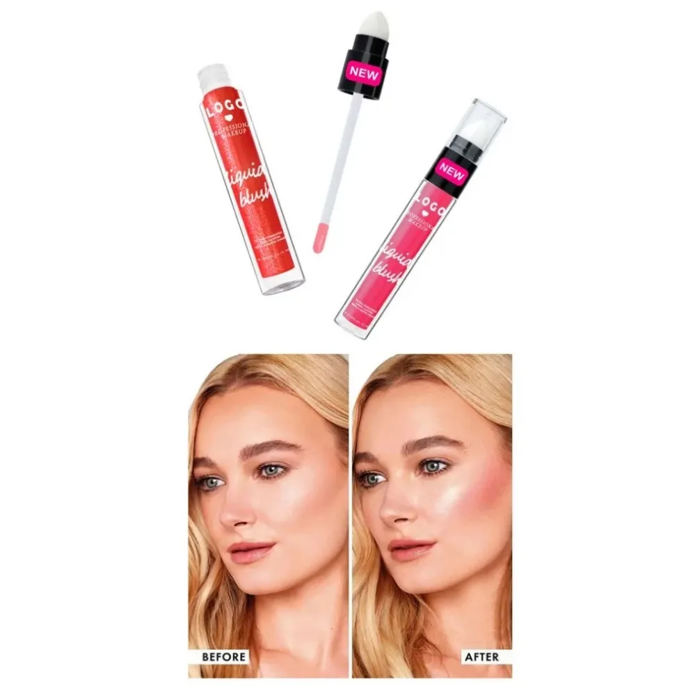 Vegan Waterproof Liquid Blush Custom Logo Private Label Makeup Wholesale Matte Pearl Long Lasting Cheek Color