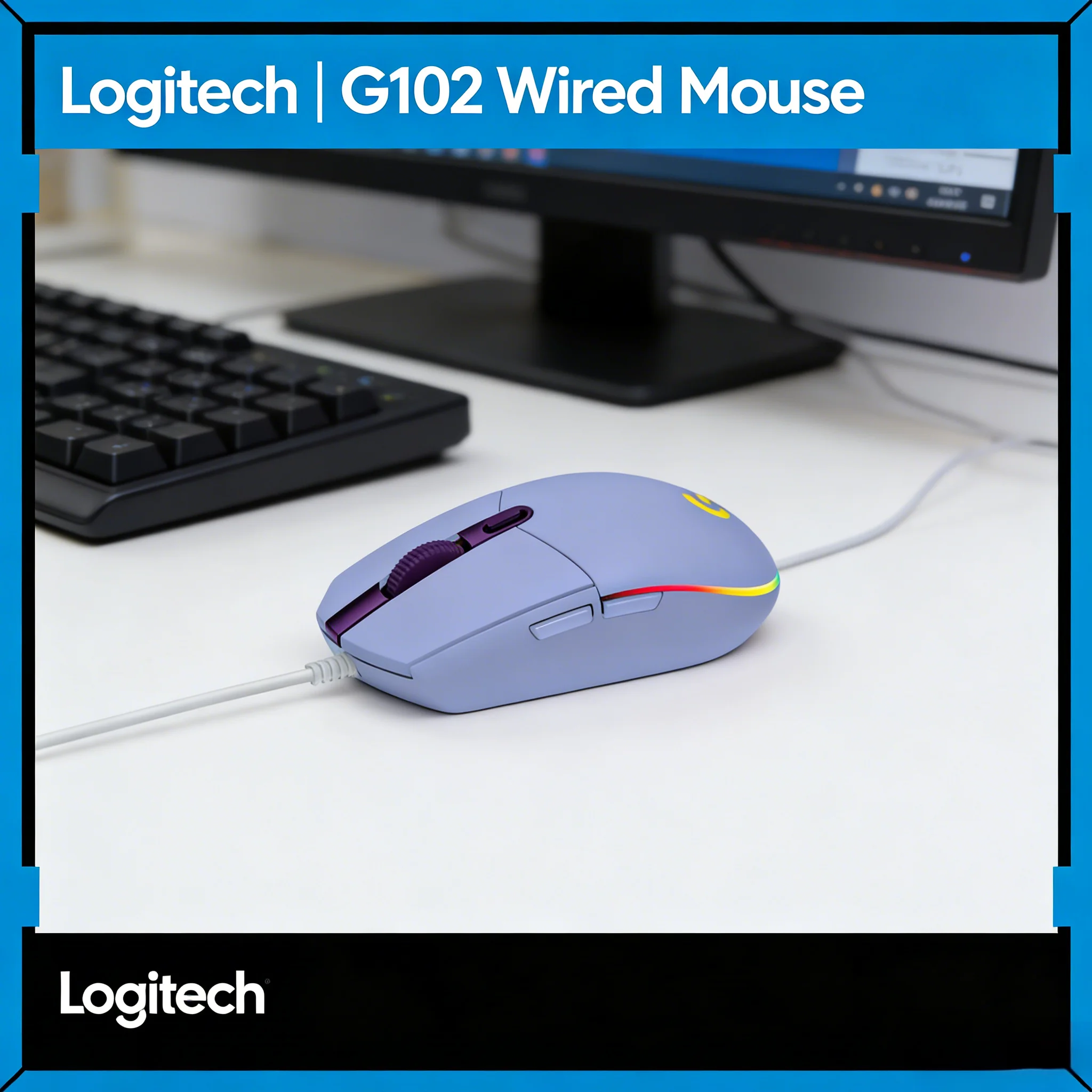 

Игровая мышь Logitech G102 начального уровня для киберспорта: высокоэффективный периферийный продукт по выгодной цене
