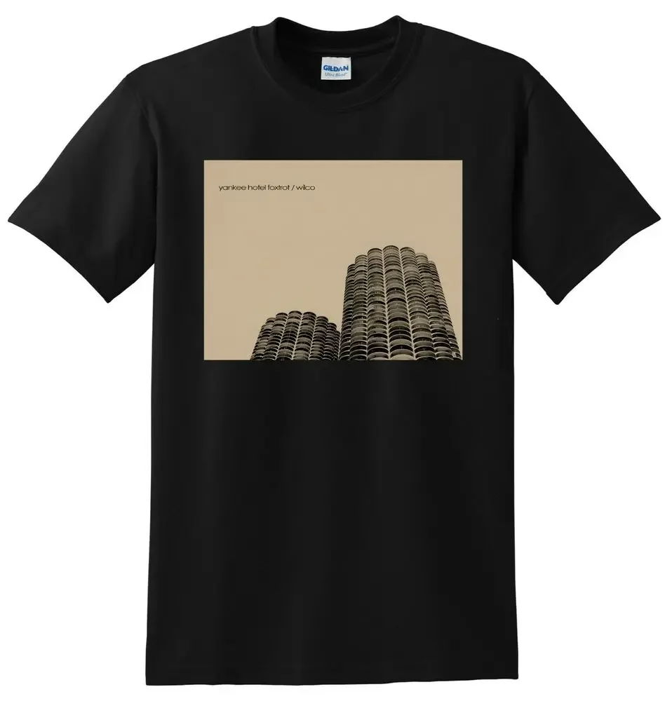 WILCO T SHIRT yankee hotel foxtrot vinyl cd cover SMALL MEDIUM LARGE or XLHigh Quality 100%Cotton Short Sleeve