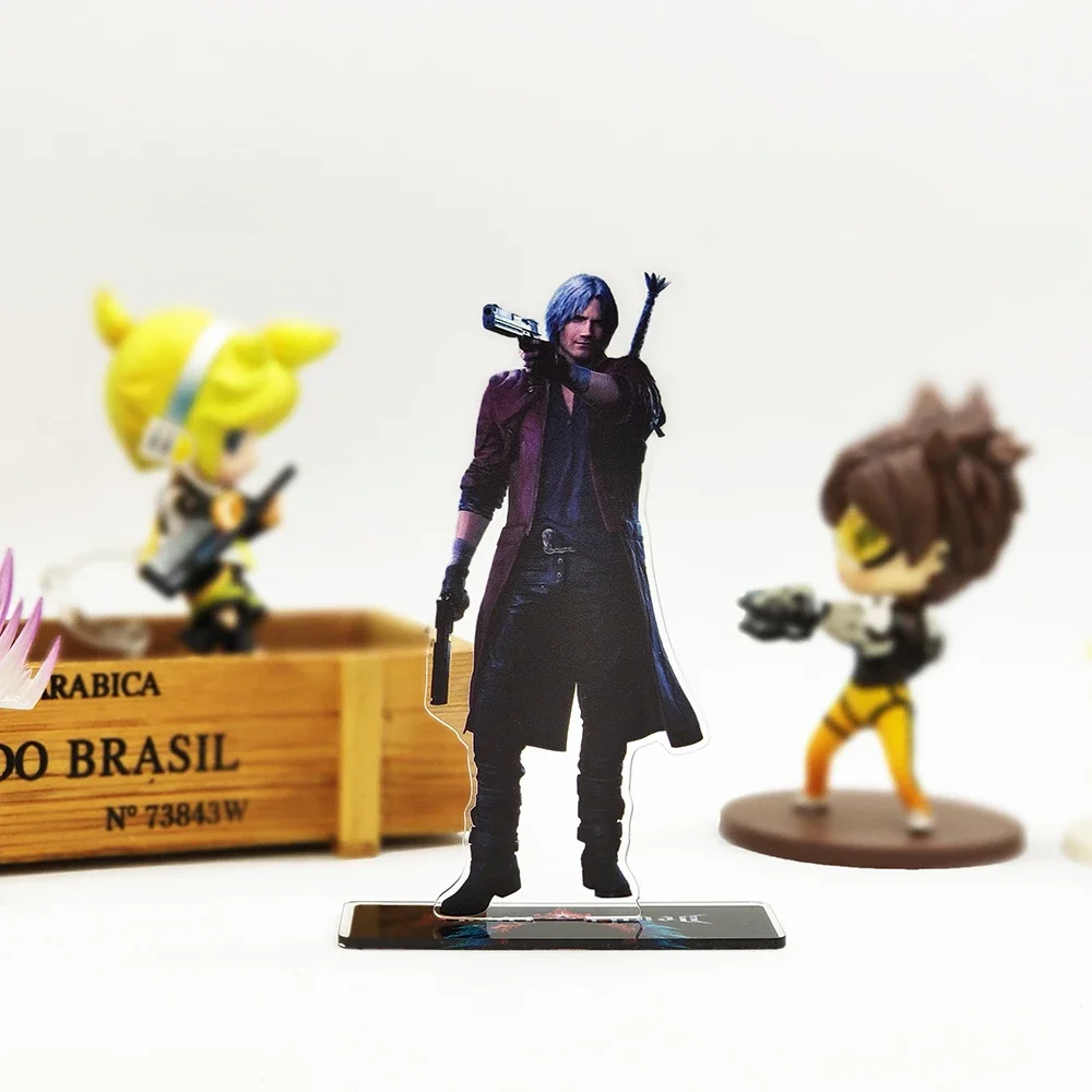 Dante DMC anime Game acrylic standee figurines desk decoration cake topper