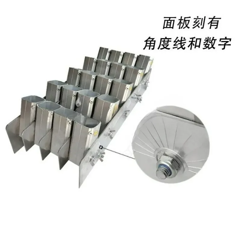 Adjustable Aluminum Mounting Bracket 1.2" Tube Clamp 8°-20° Tilt Solar Panels Lights Instruments
