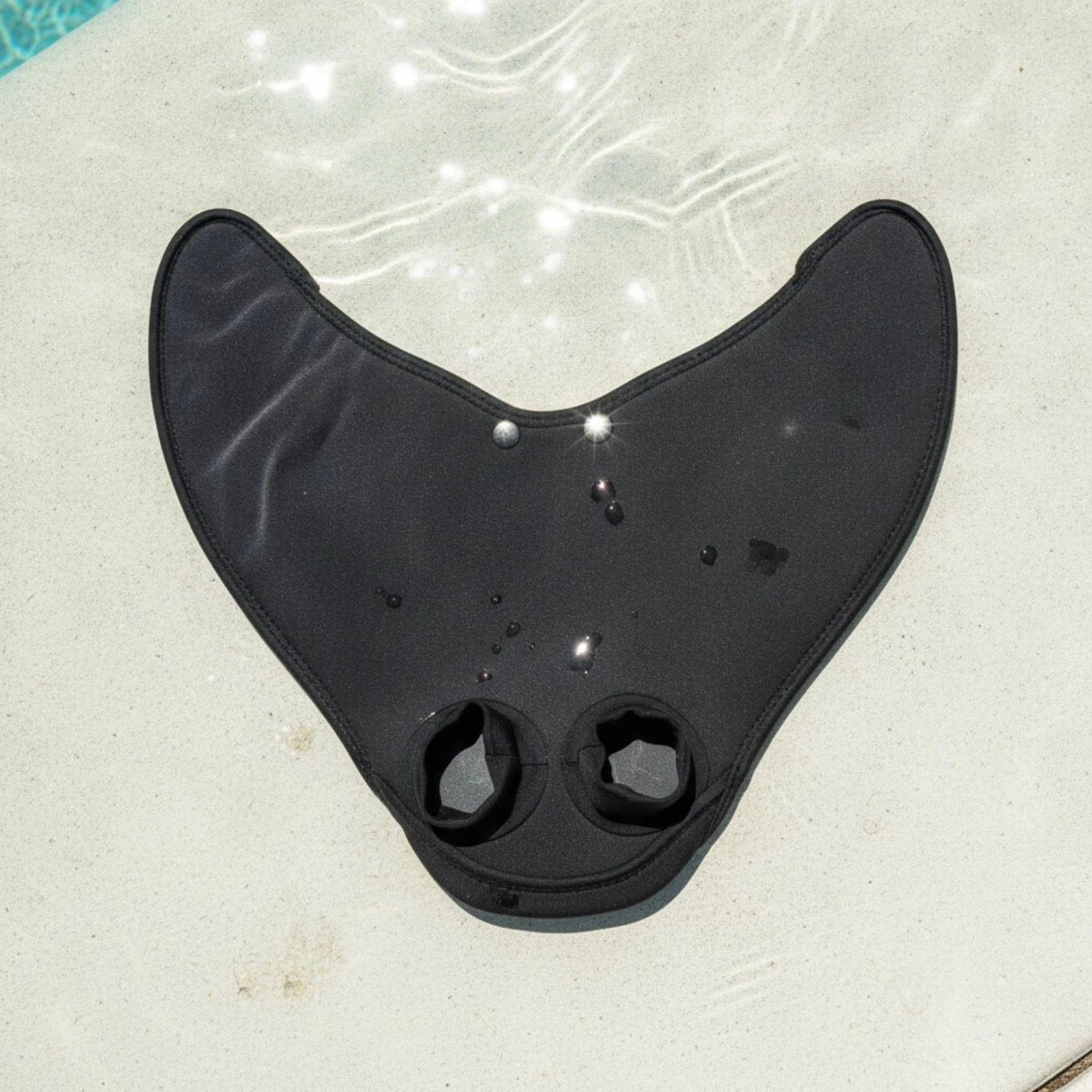 Image of Monoflosse mit Fußtaschen, symmetrische Meerjungfrauenflosse, Schwimmflosse mit Fußtaschen, leichte Schwimmflosse, langlebig