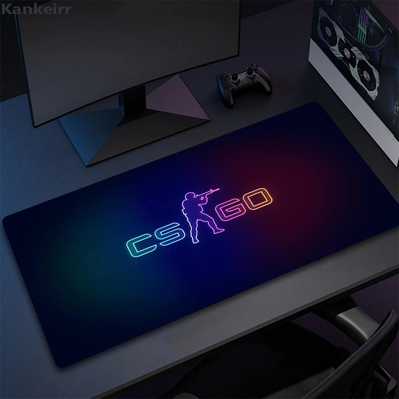 Large Mouse Mat C-Counter Strike Black Locking Edge Mousepad PC Decorate the bedroom Computer Laptop Game Table Mice Mat cs go