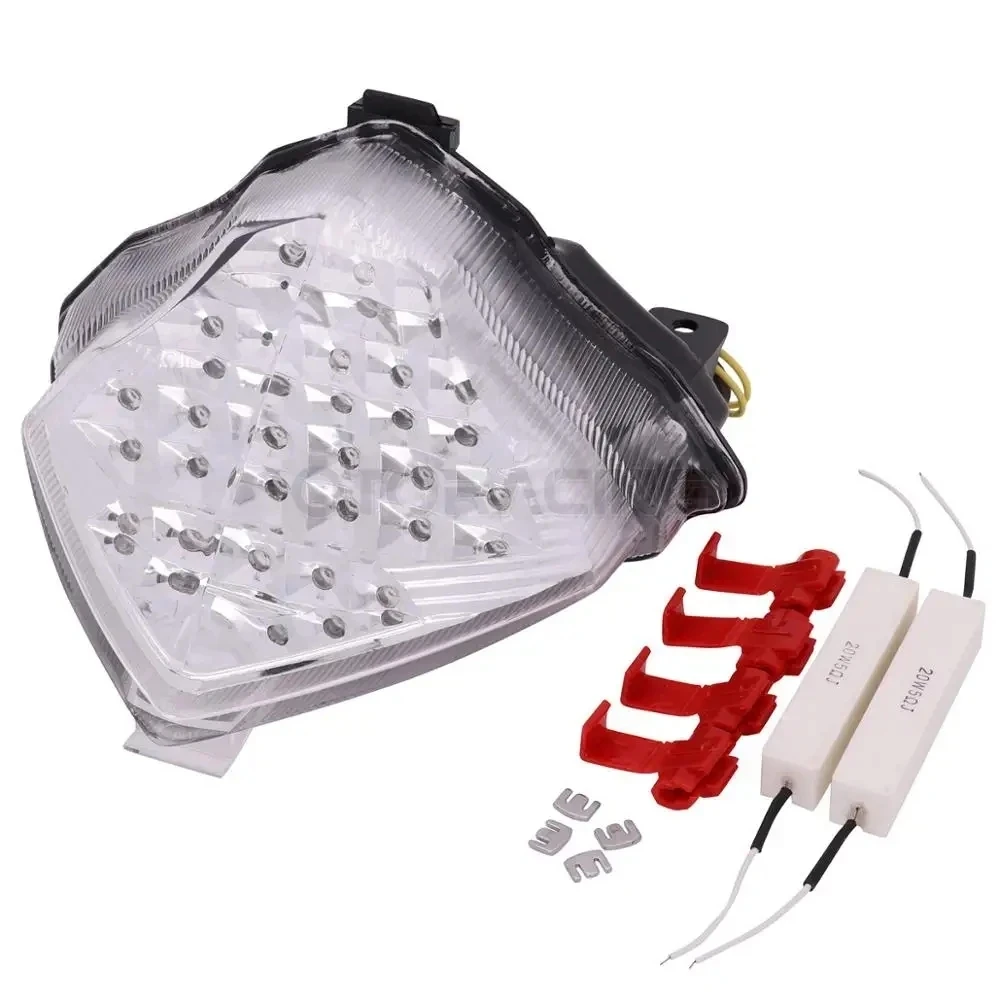 Motorcycle Smoke/Clear LED Tail Lights Brake Turn Signals Lights For Yamaha YZFR1 YZF-R1 YZF R1 YZF1000 2004-2006 2005