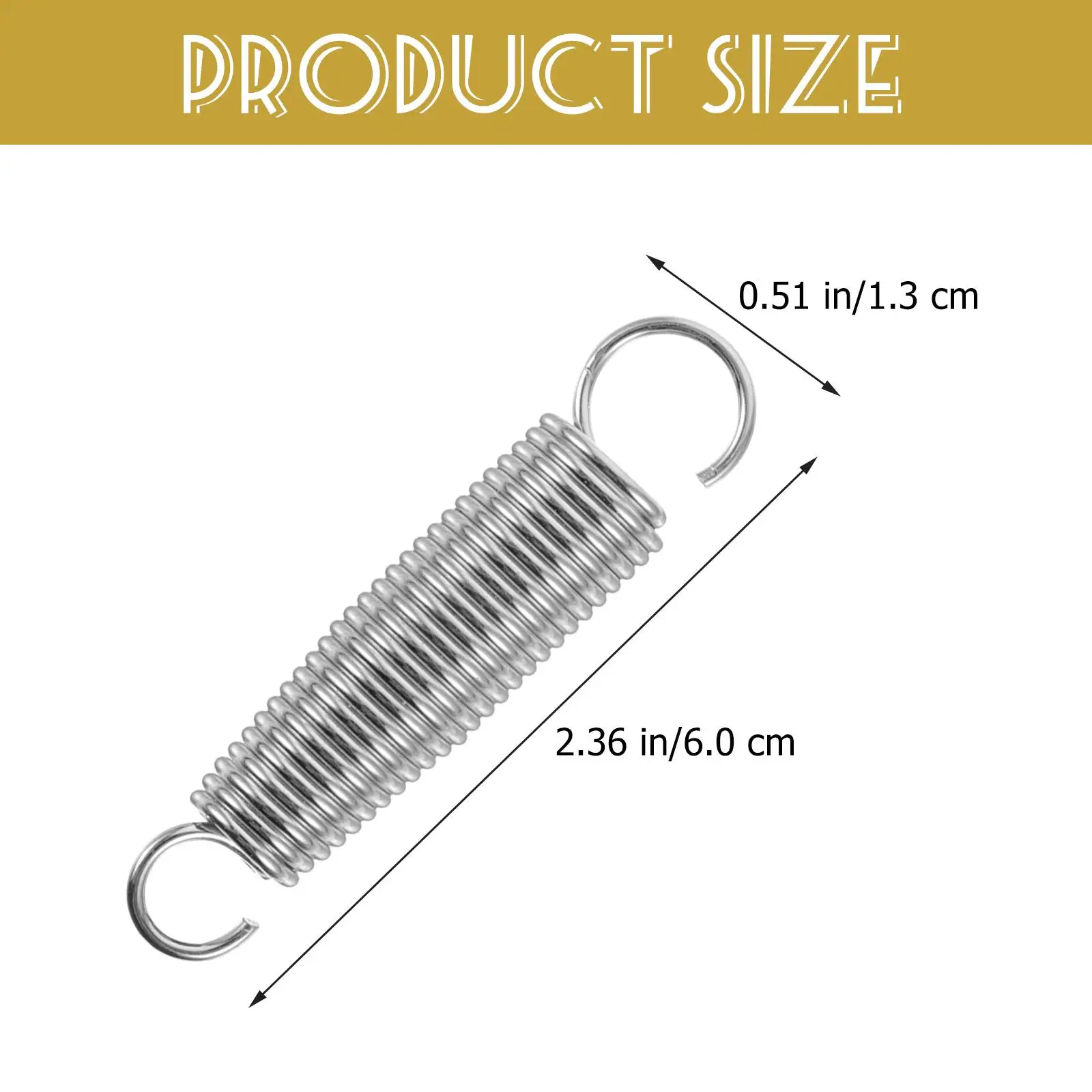 

2pcs Drum Pedal Spring Durable Metal Parts Accessories Bass Drum Parts Drums Springs Kit Percussion Instrument