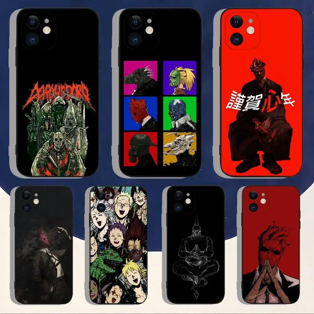 

D-DorohedoroS Shin Phone Case For iPhone 16,15,14,13,12,11,Pro,Max,Plus,X,XS,XR,SE,8,7,Mini,Soft Silicone Black Case