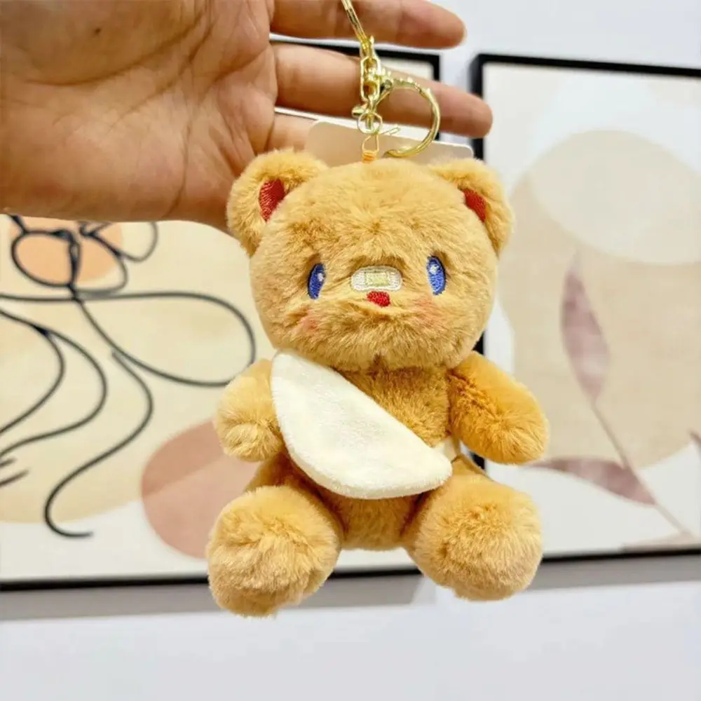 

Car Ornament Cute Cartoon Bear Plush Keychain Plush Bear Doll Soft Doll Plush Pendant Plush Animal Keyring Kids Gift