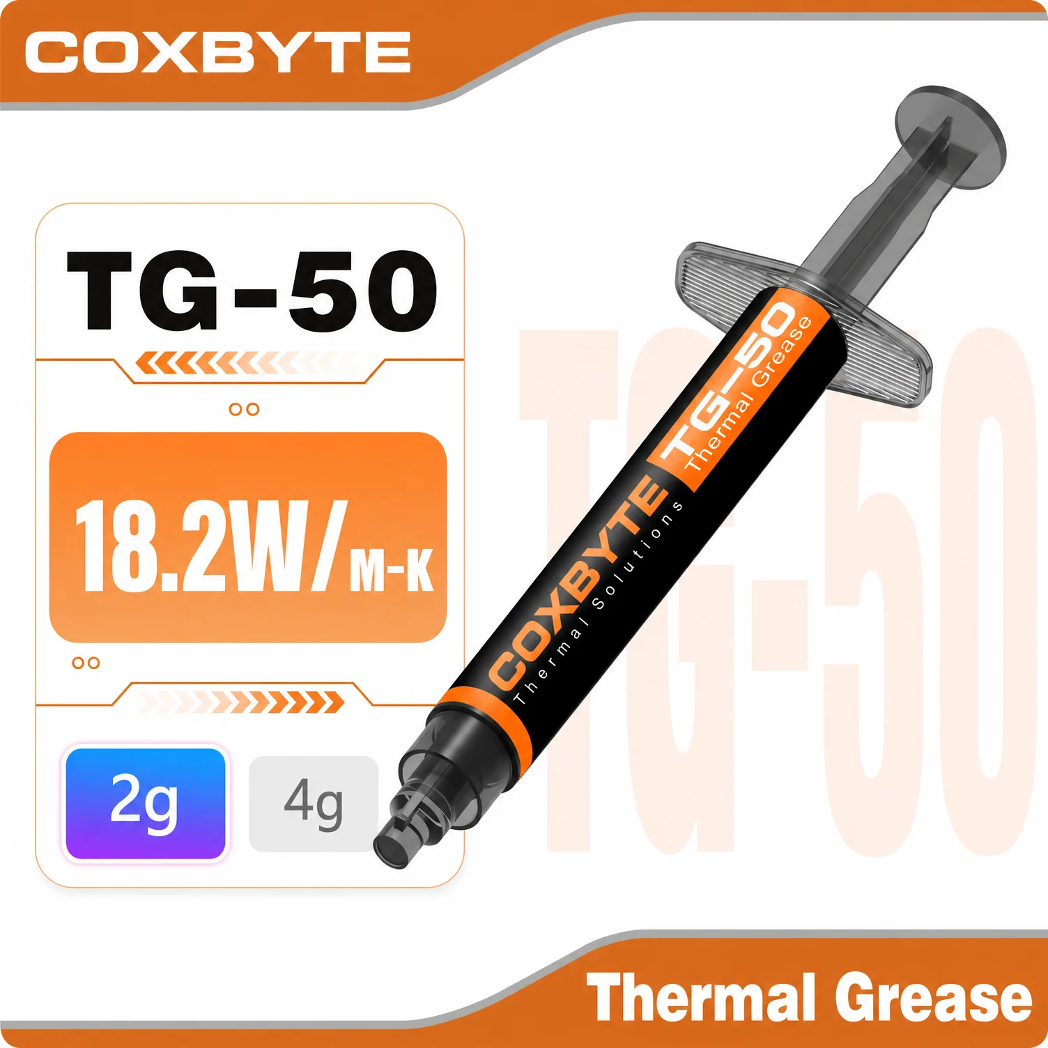 Coxbyte Koelpasta 18.2 W/mk voor CPU Koeler AMD Intel Processor Computer Koelventilator VGA GPU Compound Heatsink Gips