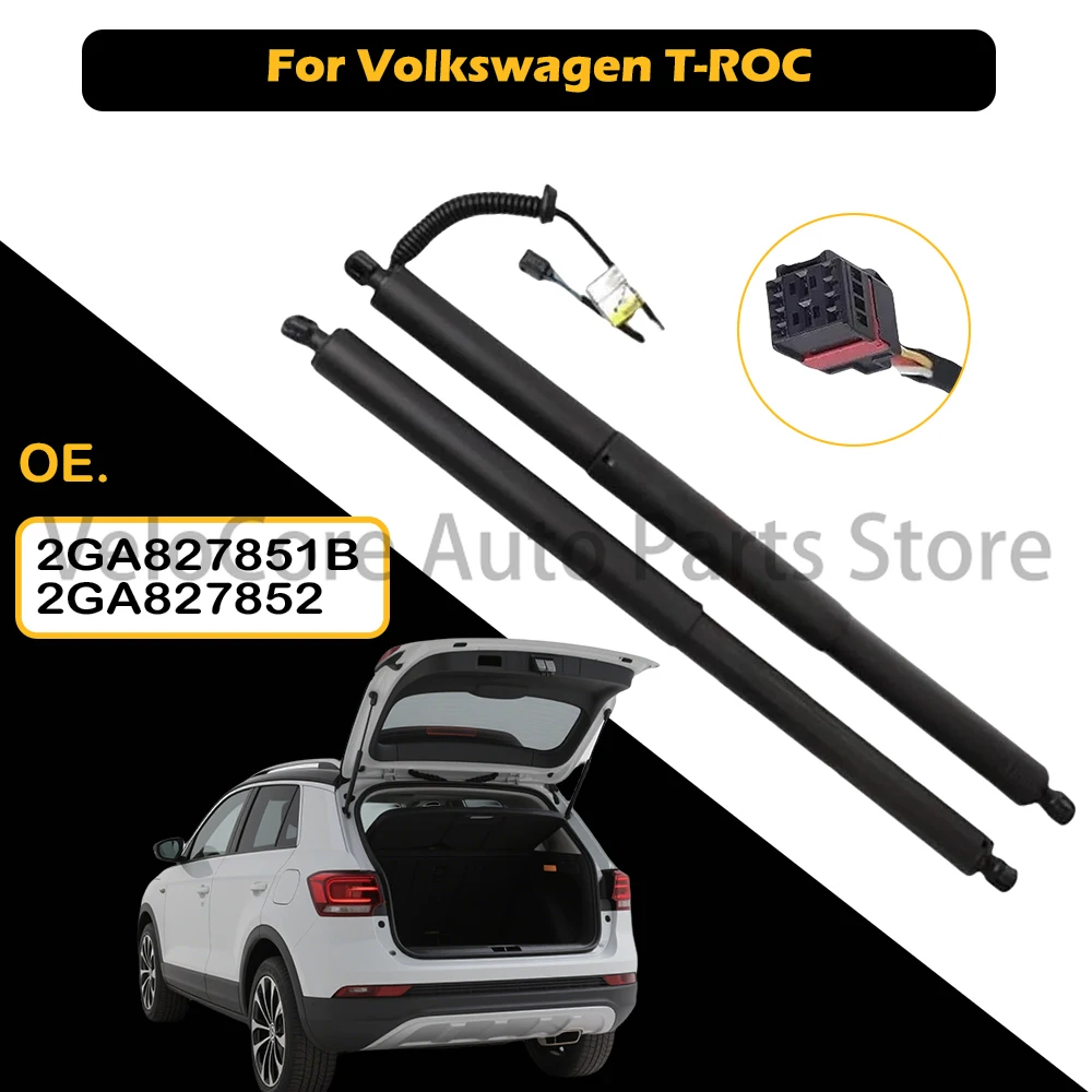 

For Volkswagen T-ROC 2 Heavy-Duty Rear Trunk Power Liftgate Support Struts Electric Tailgate Opener 2GA827851B 2GA827852