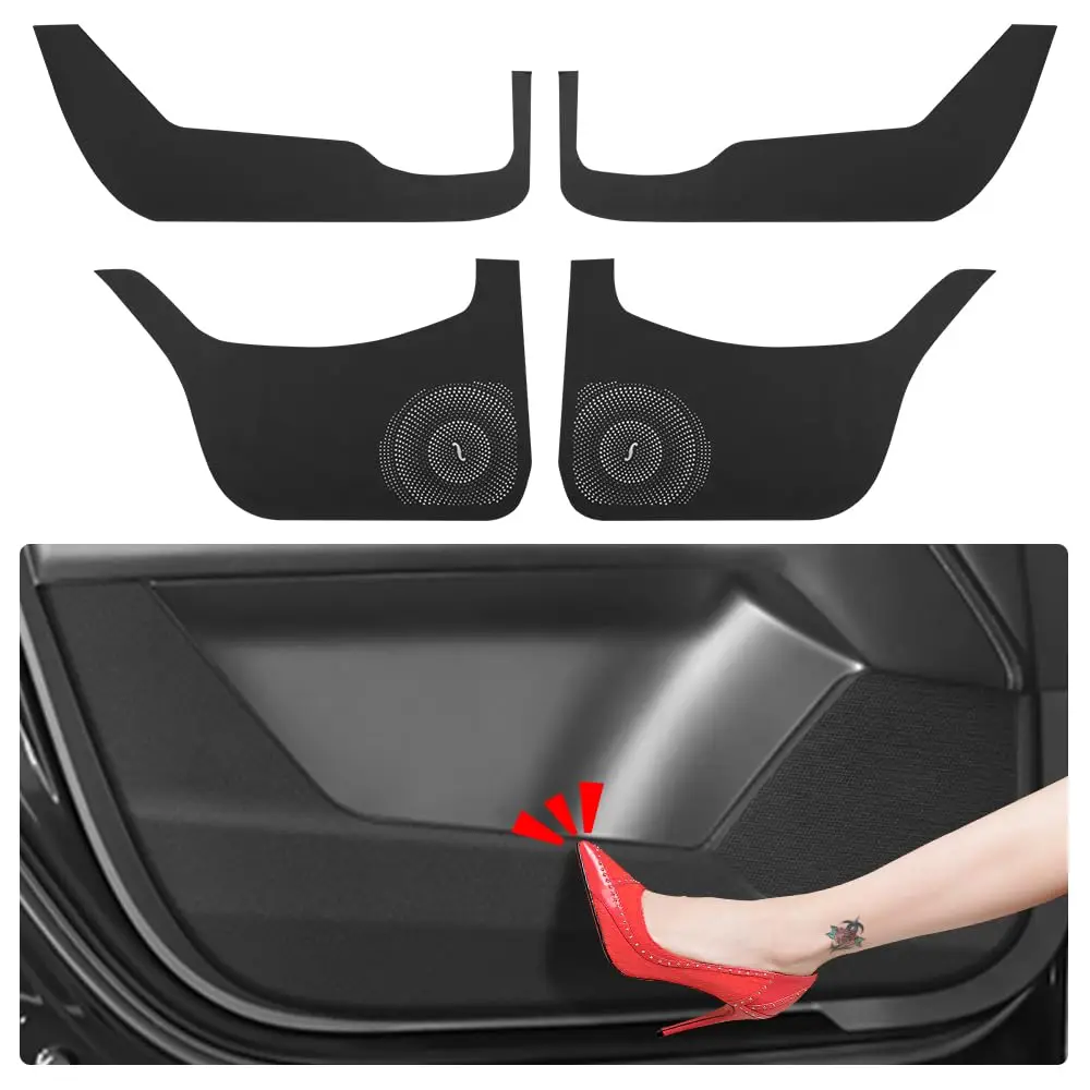 

Car Door Anti Kick Pad For Mazda CX-5 2017-2025 Interior Protector Mat Matte Black