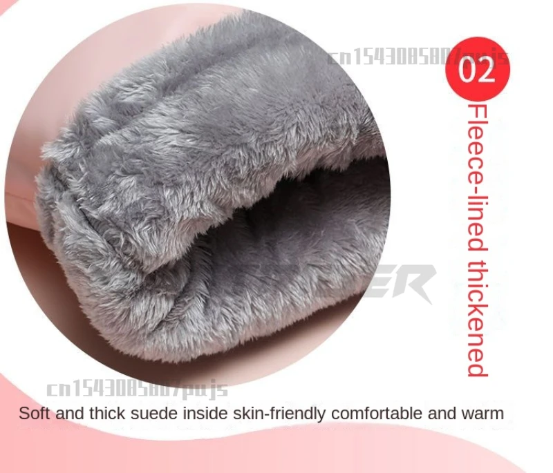 Description Picture 4 of itemElectric Bicycle Handlebar Cover Winter Warm Folding Bicycle Waterproof Cycling Gloves Motorcycle Velvet Thickened Gloves