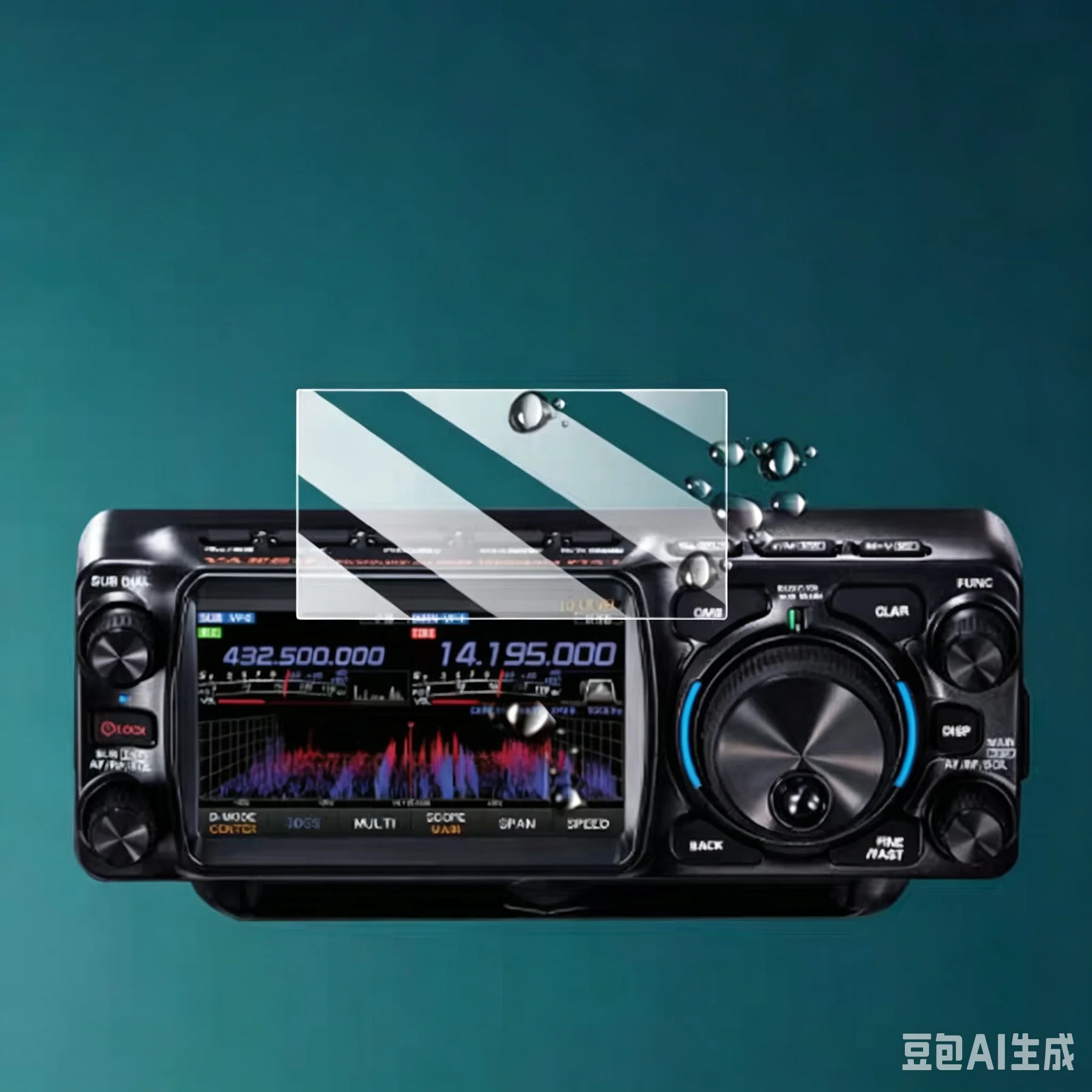 Tempered Glass film HD Screen protector for YAESU FTX-1