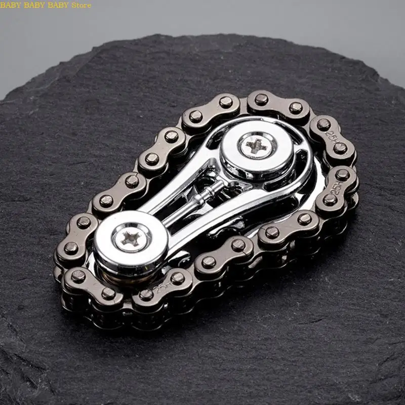 Q81A Mechanical Fingertip Fidgets Spinner Toy Comfortable Grip Stress Relief Fidgets Spinner Toy for Adults Seek Relaxation