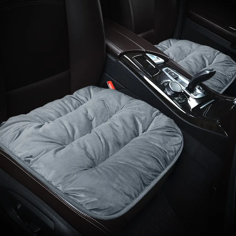 Car Seat Cover,Warm Short Plush Seat Cushion Pad,Soft Fuzzy Seat Protector,Auto Interior Accessories for Vehicles,SUV,Truck