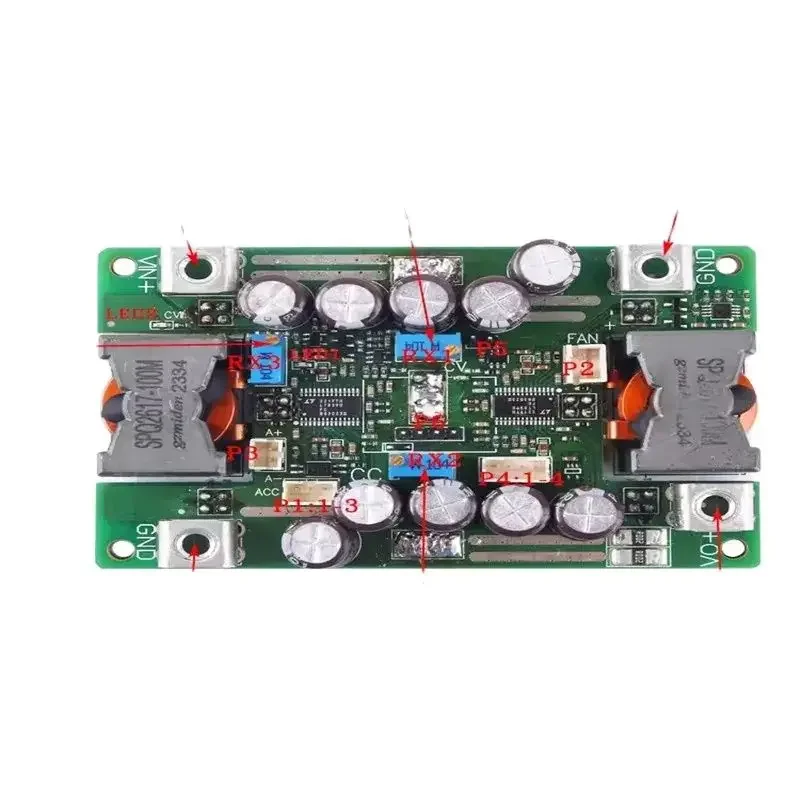 3000W automatic voltage boosting power supply DC to DC adjustable constant voltage and current DC12-60V50A on-board charging mo