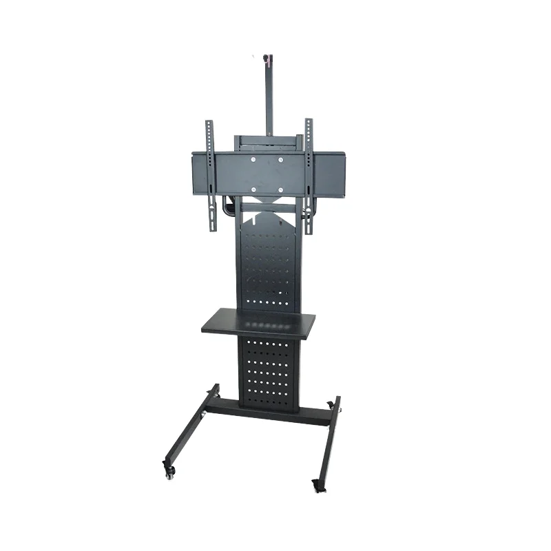 Factory Supply All-in-One Iron Rack 32-65 Inch LCD TV Mobile Cart Universal Floor Bracket 800x600 VESA CE/ROHS