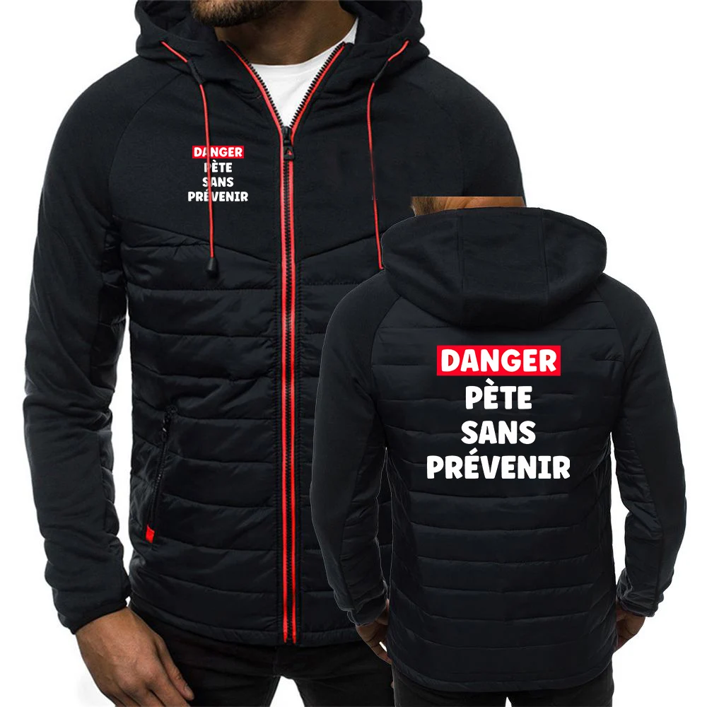 Funny Beauf Cadeau Humour Men Jacket Hooded Insulated Thermal Puffy Winter Heated Running Travle Casual Cotton Outdoor Coat