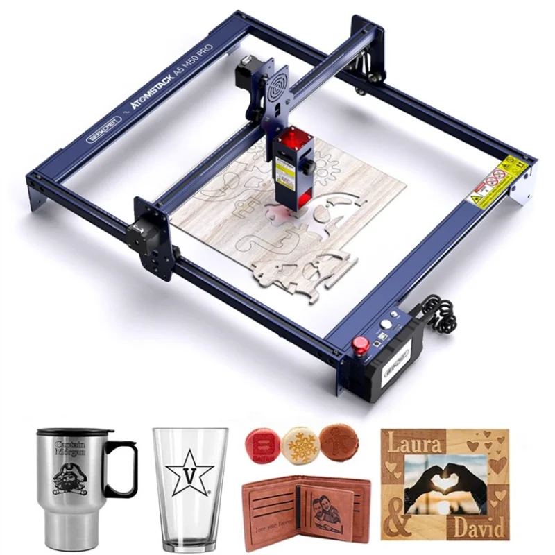 ATOMSTACK A5 M50 PRO Laser Engraver APP Control Support Offline DIY Laser Marking 304 Stainless Steel