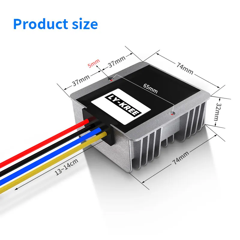 Isolation Electrical 12V 24V to 12V Step-down Module DC-DC 36V48V60V72V80V100V110V Buck Converter  Voltage Stabilization