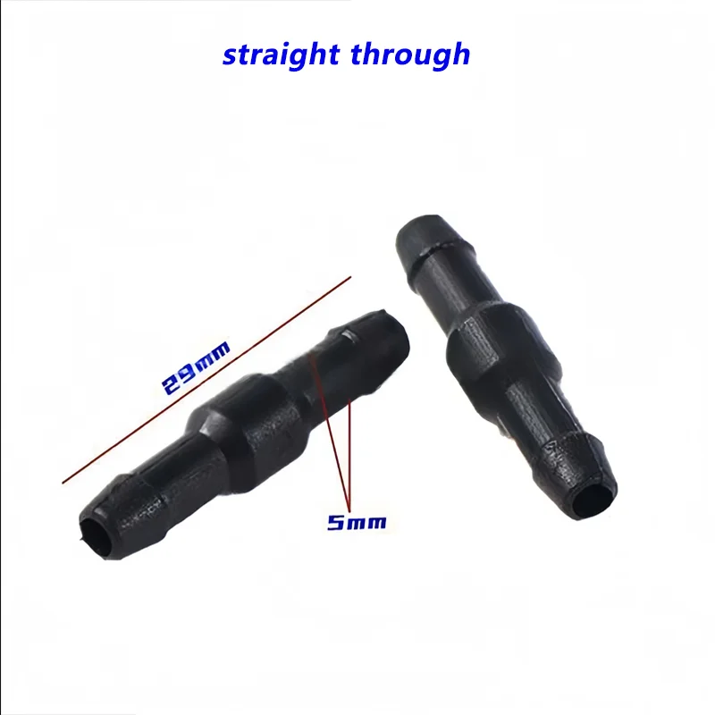 Universal Car Auto Windshield Washer Hose Wiper Blade Pipe Jet Spray Nozzle Water Fluid Tube Joiner Connector Replacement Kit