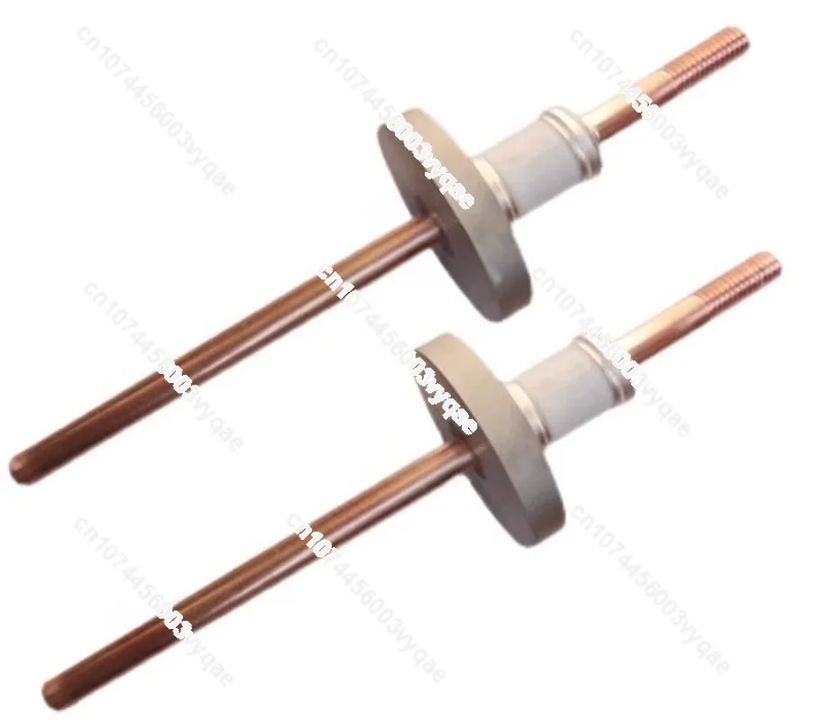 Ultra-high Vacuum KF40 High Voltage Insulating Seal Ceramic Electrode Feedthrough Brazing Type