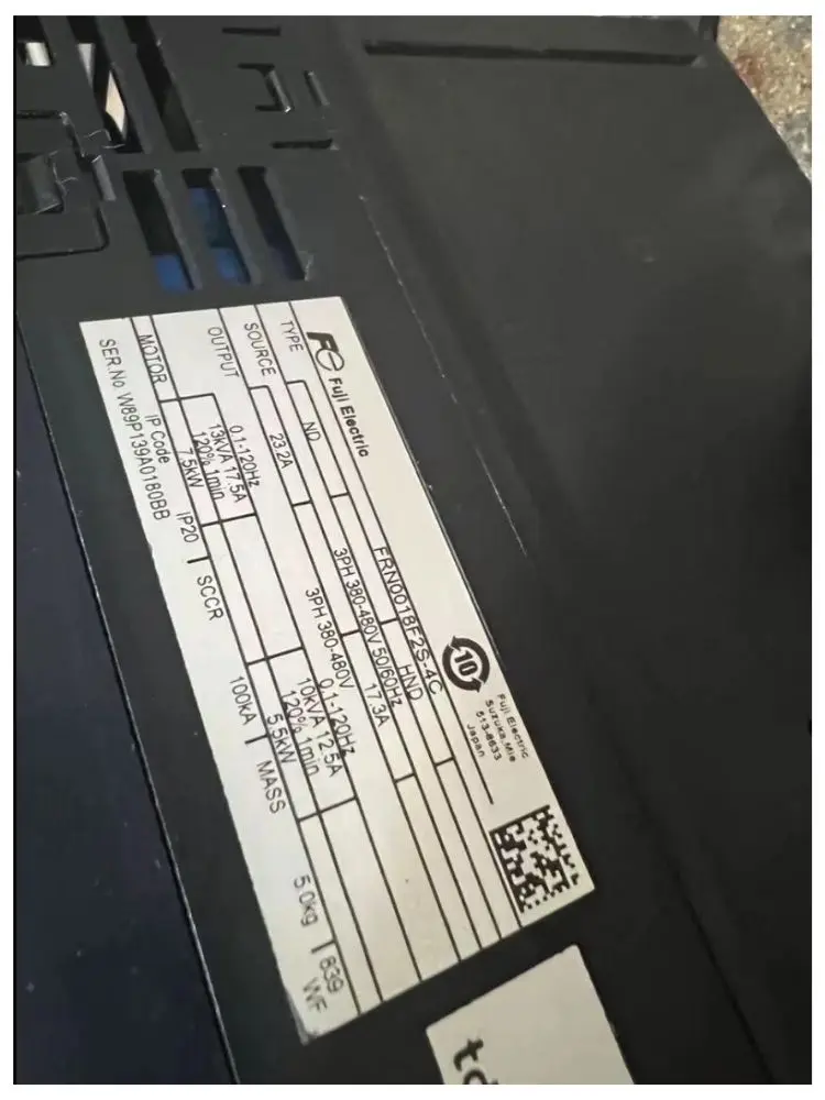 second-hand     inverter     FRN0018F2S-4C    Test passed     Fast Shipping