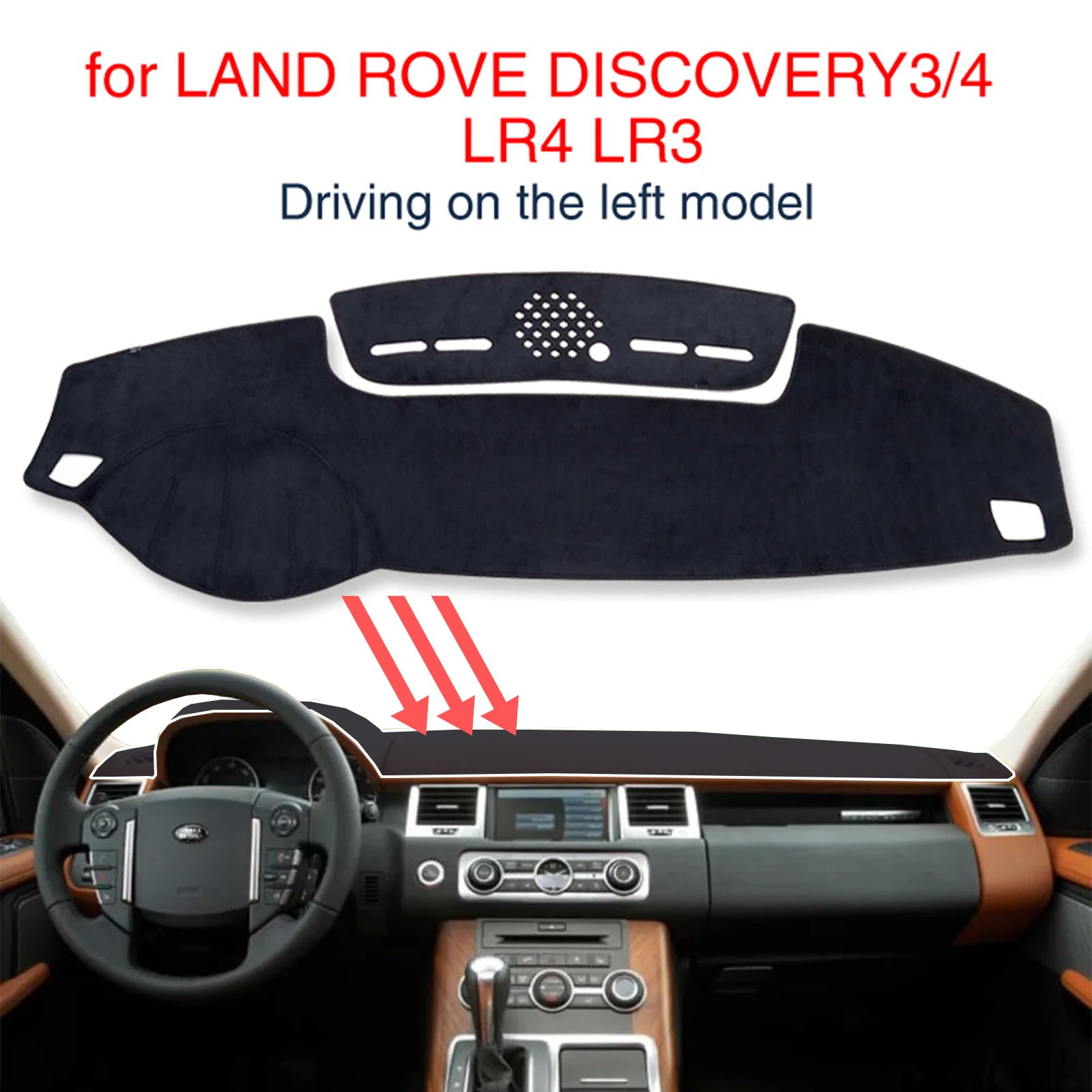 

for Range Rover Sport 2006 2007 2008 2009 Car Dashboard Mat Dash Mat Dashmat Sunshade Protective Carpet