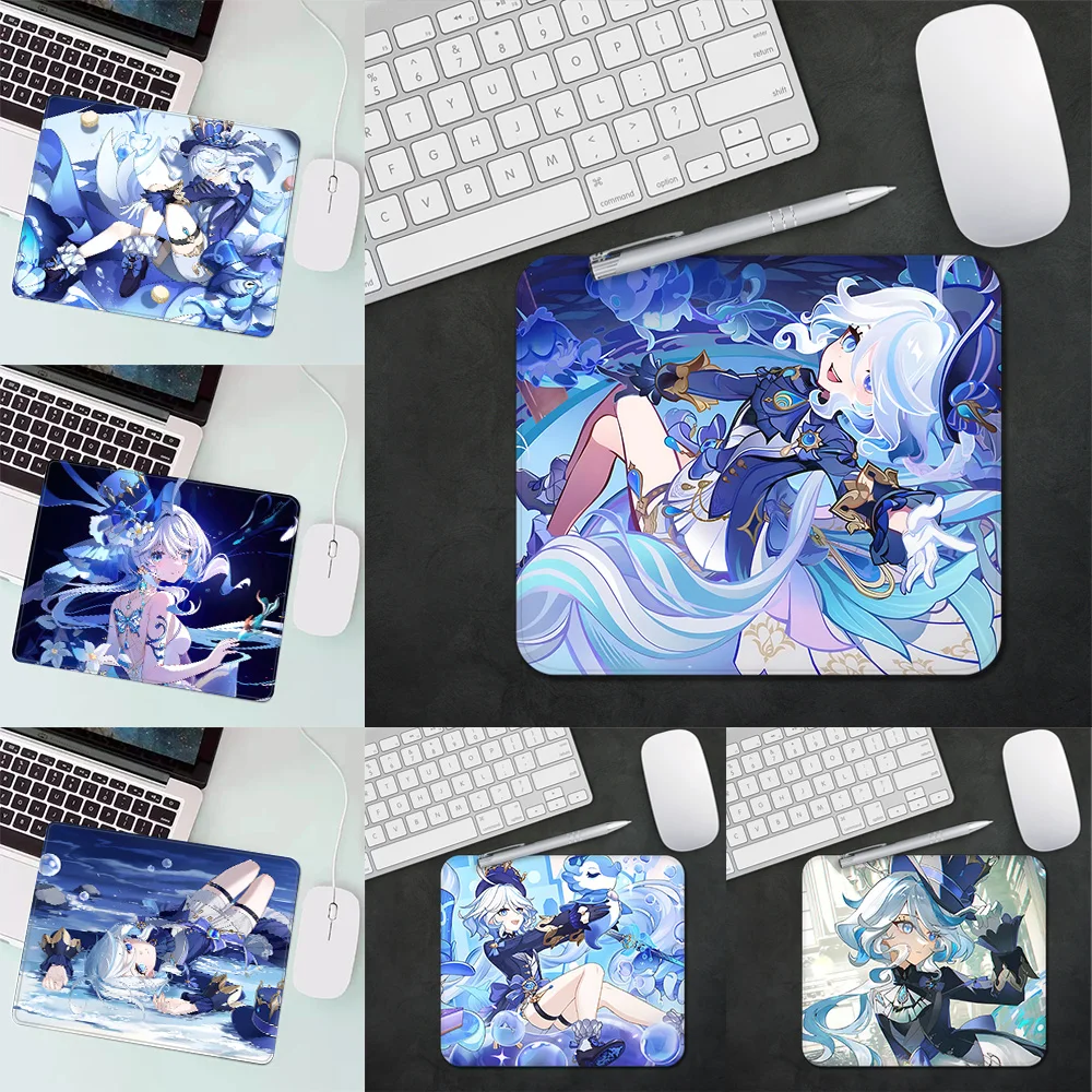 Game Genshins Impacts Furina Gaming Mouse Pad XS Small Mousepad for PC Gamer Desktop Decoration Office Mouse Mat Deskmat Rug