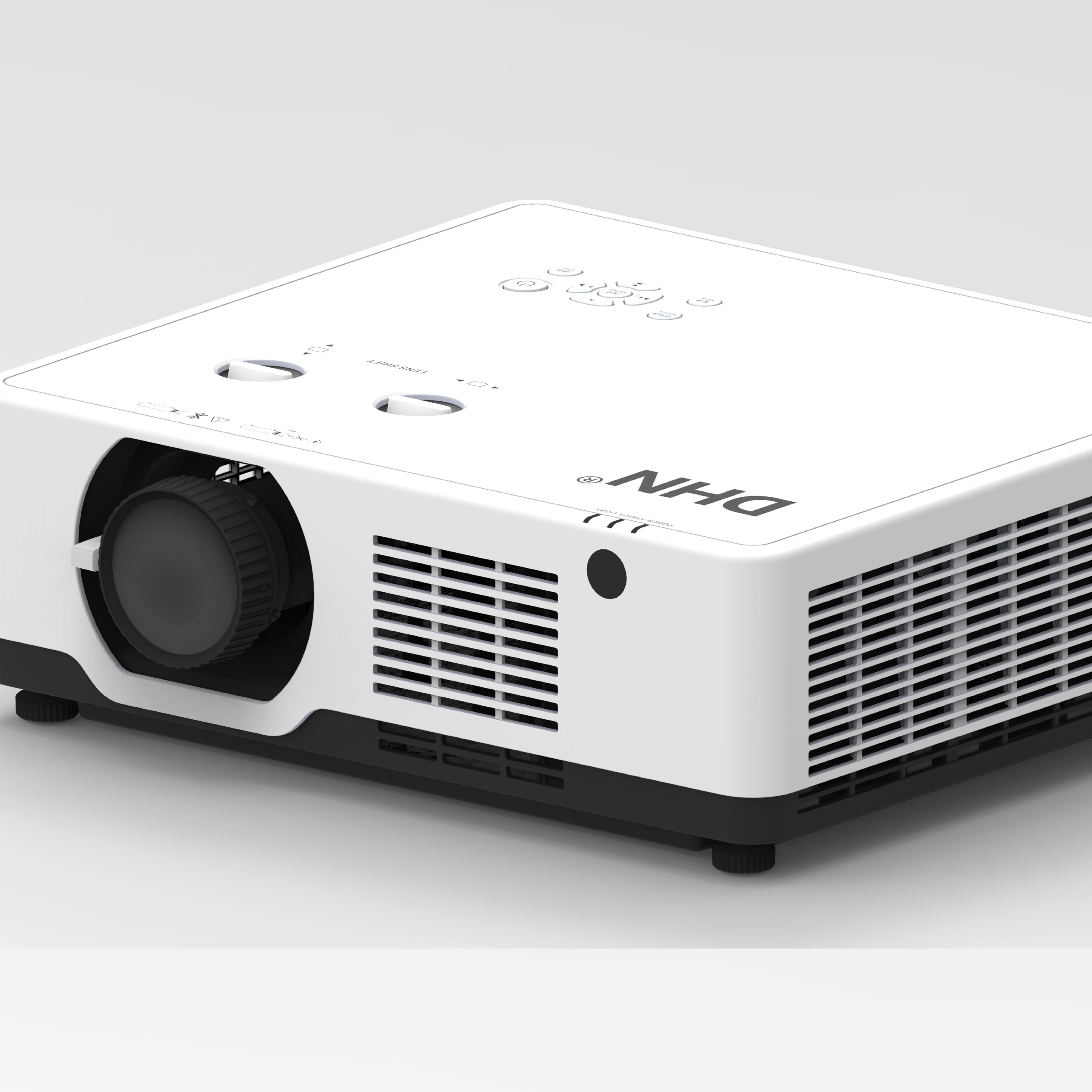 Projetor a laser de venda quente para exposição e conferência do museu, venda quente, DHN, 6200 Ansi Lumens, 1920*1200, 360 Fisheye Lens, 3LCD, 3D, 4K