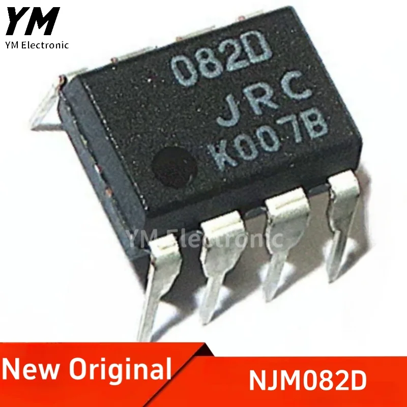 

New Original 082DJRC NJM082D DIP-8 Dual channel JFET input audio operational amplifier