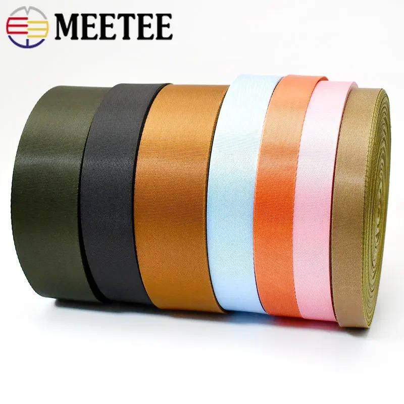 5Meter 0.7Mm Dik Polyester Webbings Tapes Knapzak Riemen Lint Band Rugzak Riem Label Bias Binding Diy Naaien Ambachten