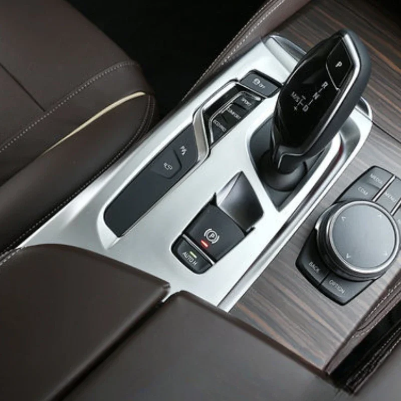

ABS Carbon Fiber Car Center Console Gear Shift Panel Cover Trim Interior Car Accessories For BMW 5 Series G30 2018-2023