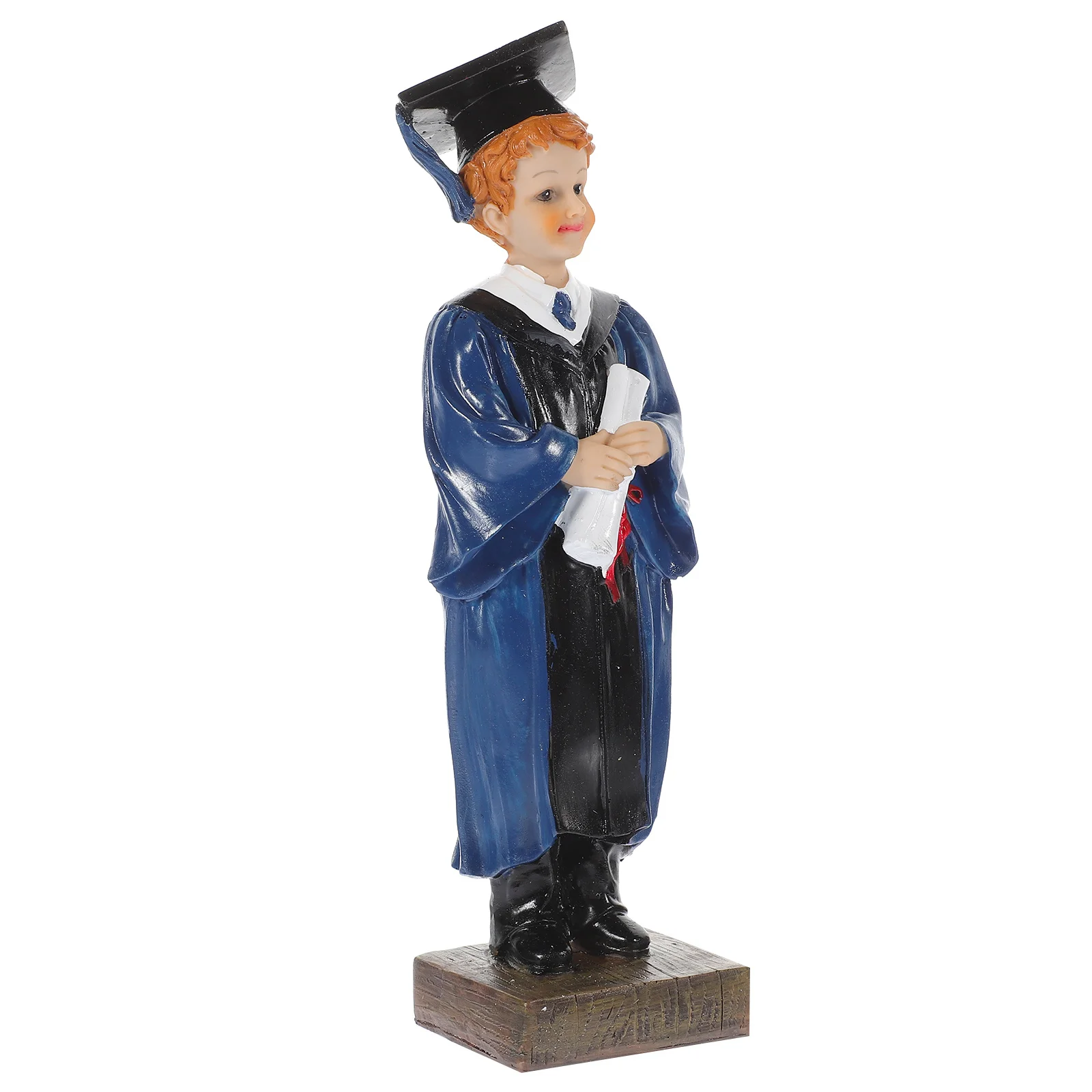 

Resin Graduation Decoration Cartoon Character Ornament Desktop Party Decor Graduation Season Decoration Creative Resin Crafts