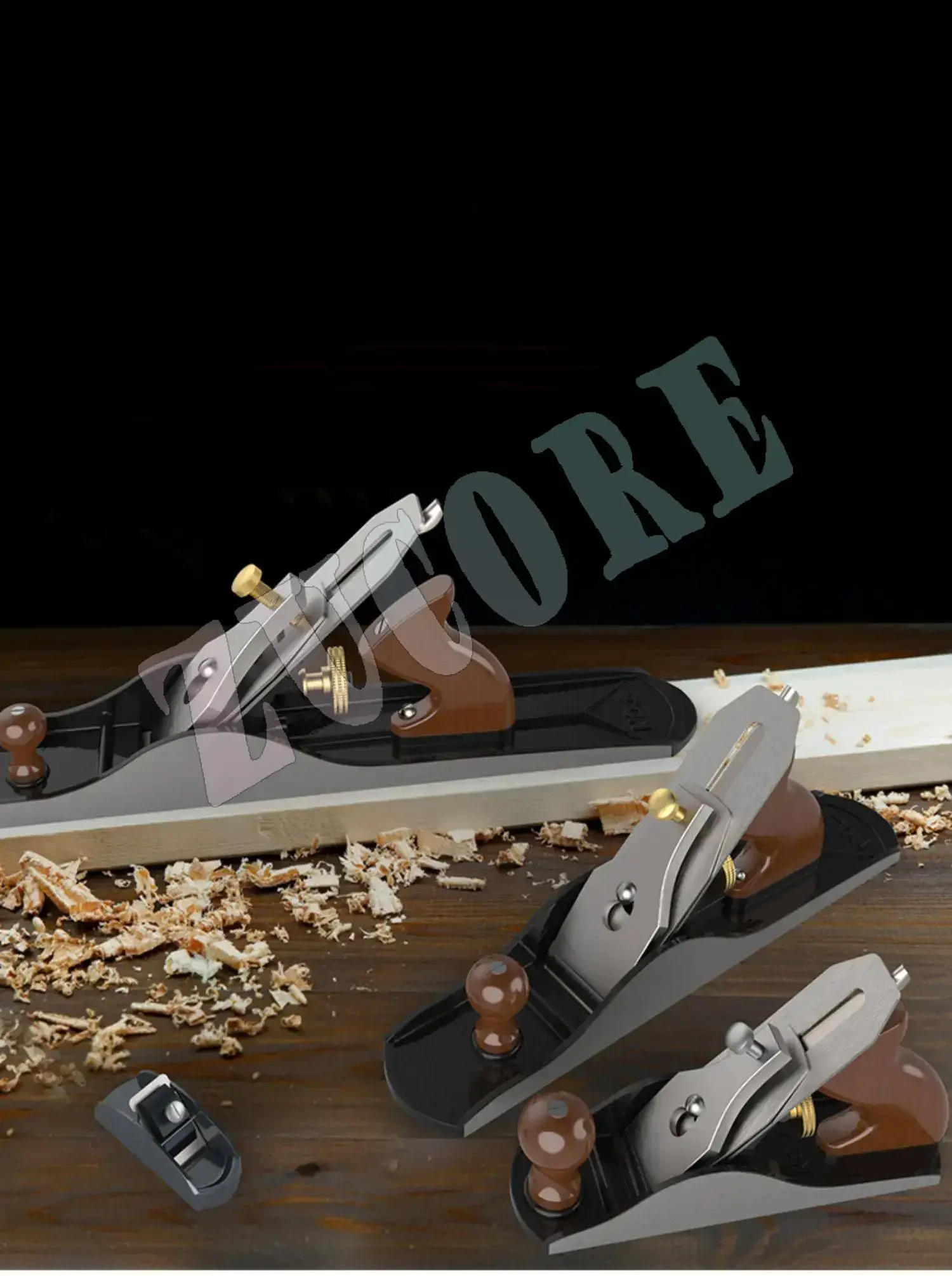 NO.4 قابل للتعديل العالمي الدقة تنعيم مقعد اليد الطائرة الخشب المسوي مع شفرة 2 بوصة ومقابض خشبية