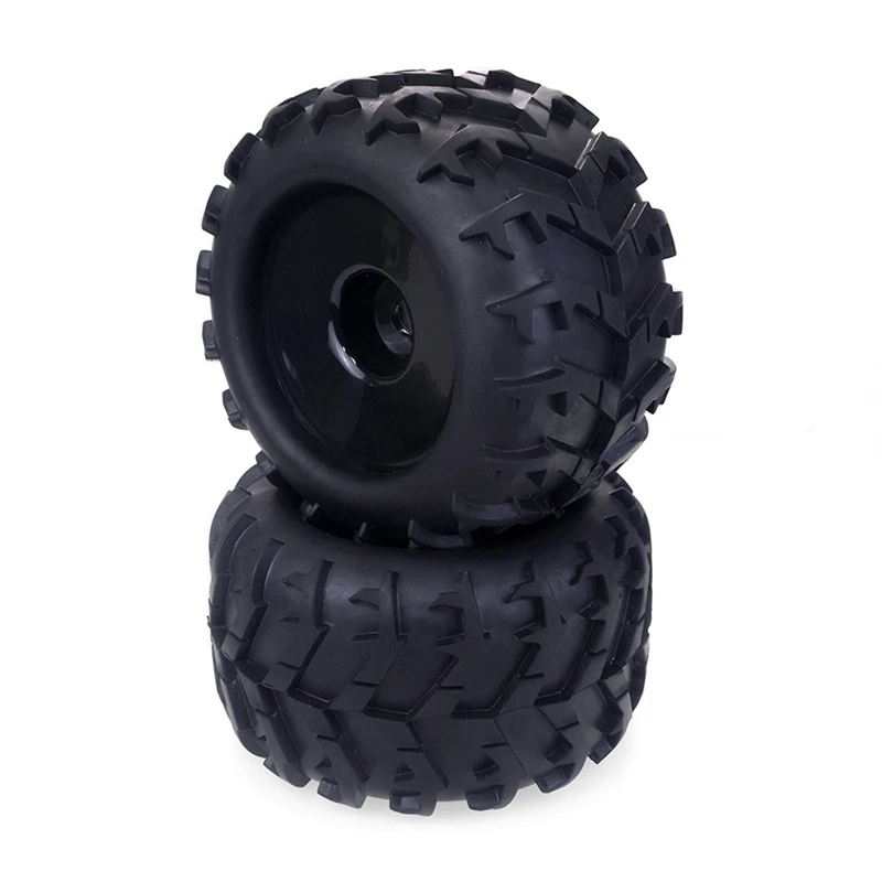 2Pcs 1/8 Remote Control Car Racing Tires Friction Durable Rally Tires Outdoor Sports Car Tires Replacement