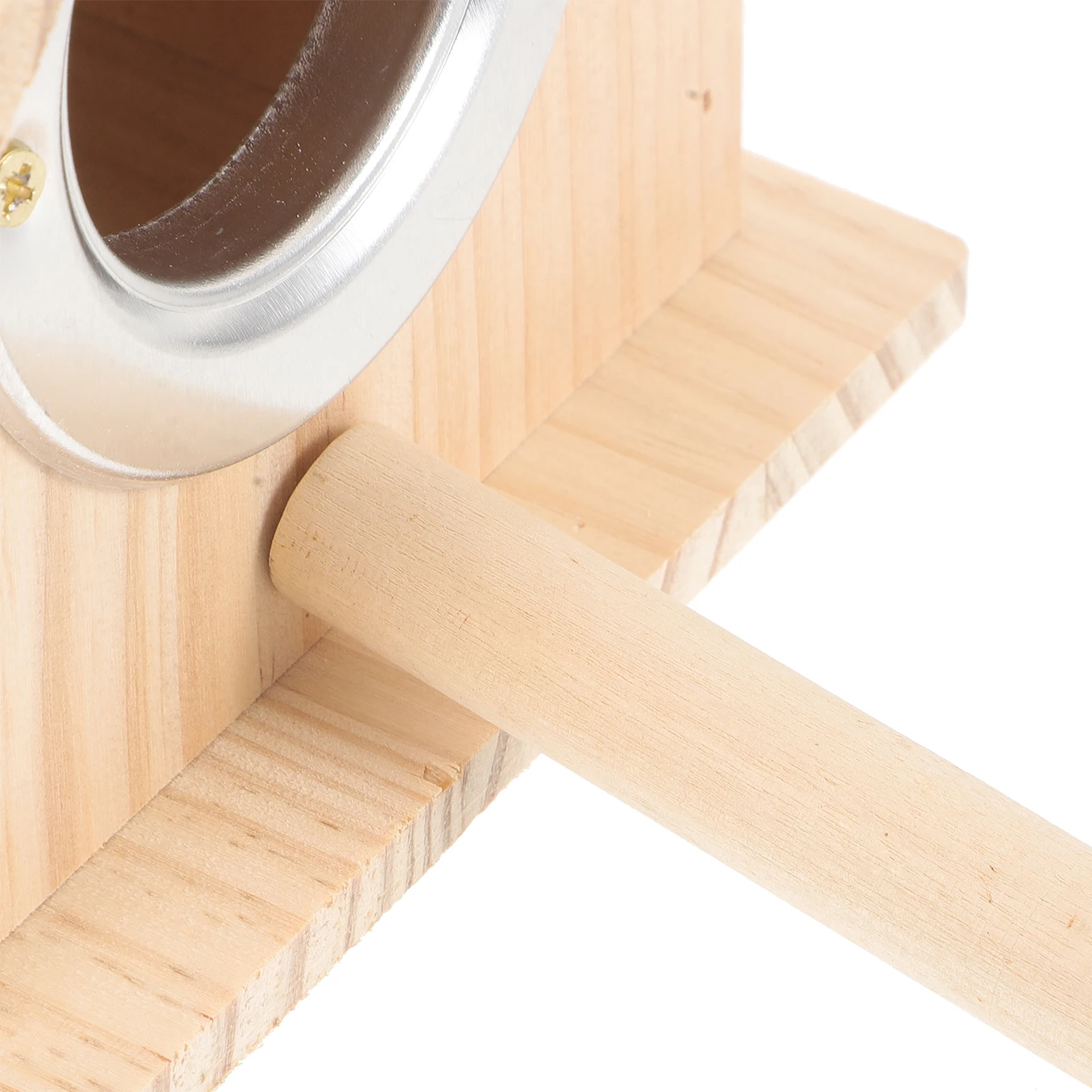 

Parrot Breeding Wooden Bird House Outdoor Hanging Small Parakeet Nest Warm Box Rope Attached Resting Nesting Bird Toys Wooden