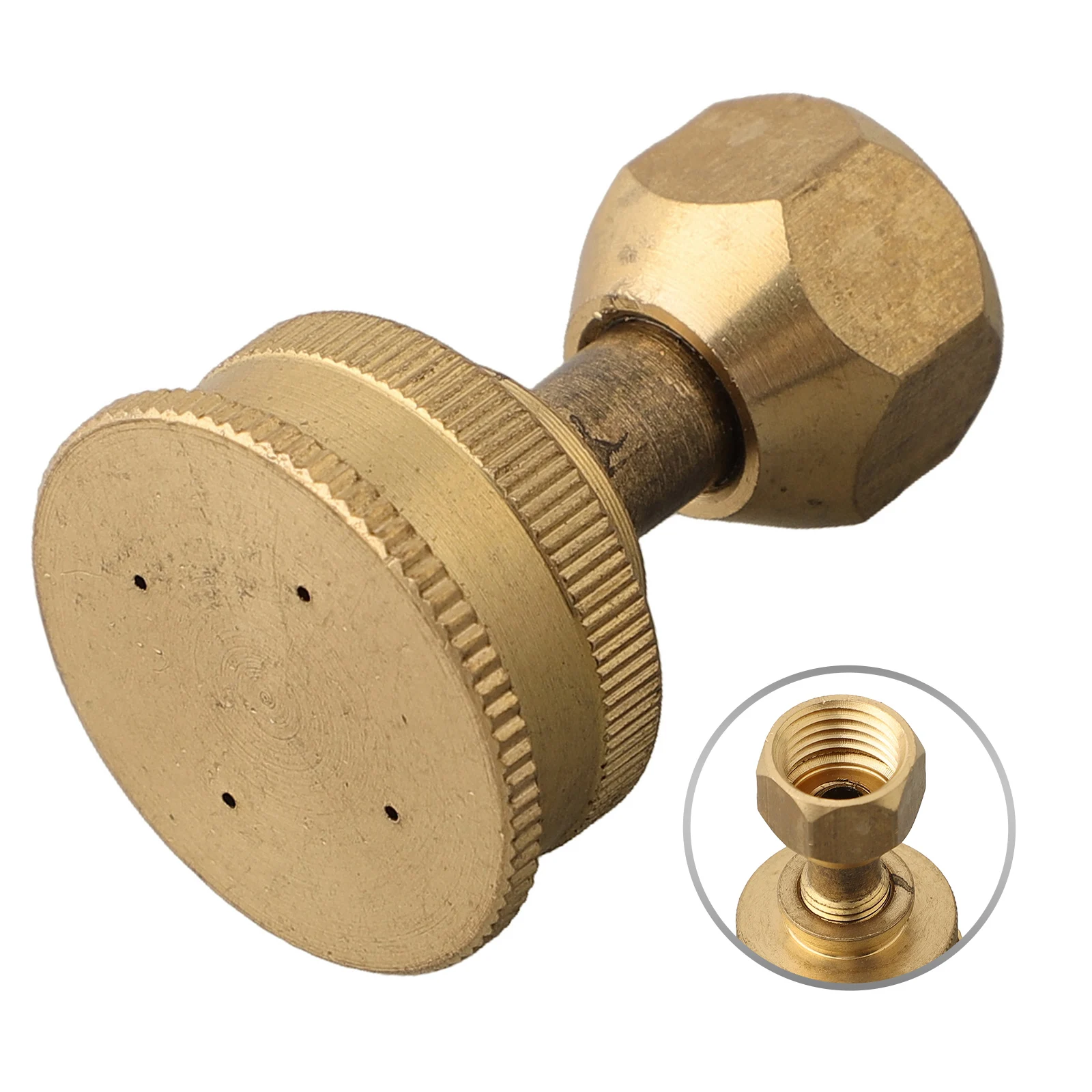 Agricultural Nozzle M14*1.5 Thread Interface Brass Adjustable 4 Hole Atomizing Spray Fitting Hose Fitting Sprayer Nozzle