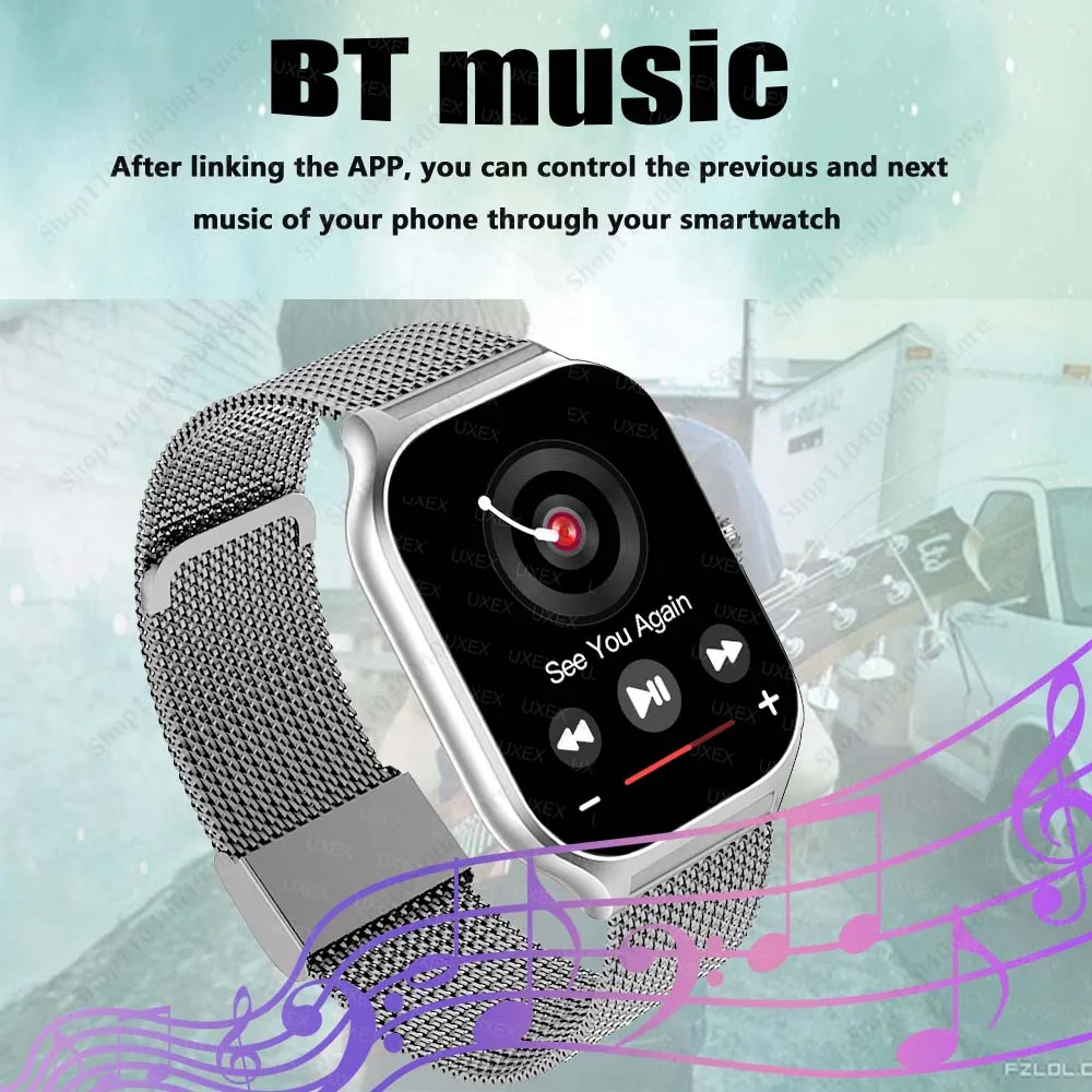 Vitality Smartwatch Uomo e donna Versione globale Chiamata Bluetooth Regalo di Natale Foto Salute Tracker Smartwatch multifunzione