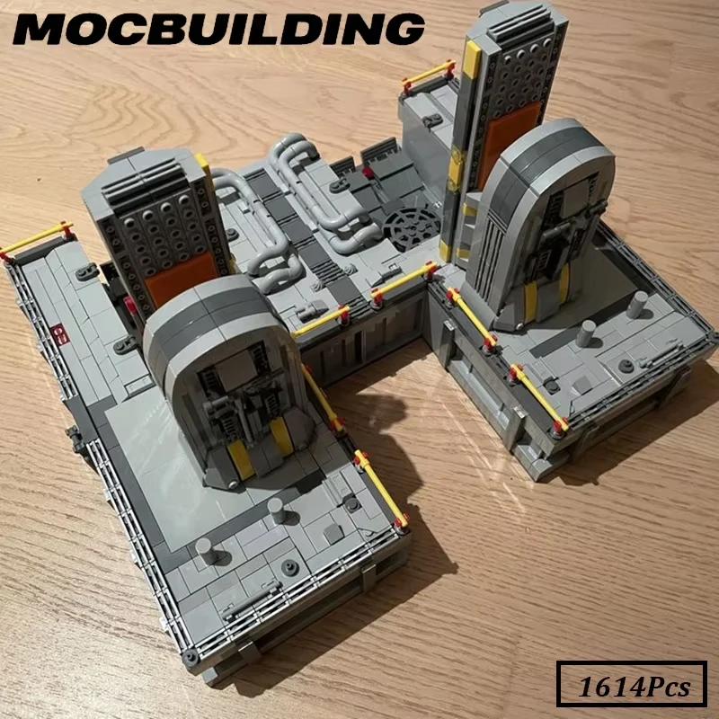 Schaal 1:70 Ruimteschip Platform Crawler Launch Pad voor Space Shuttle 10283 Compatibel Speelgoed Geschenken Stad Display Bouwstenen Speelgoed