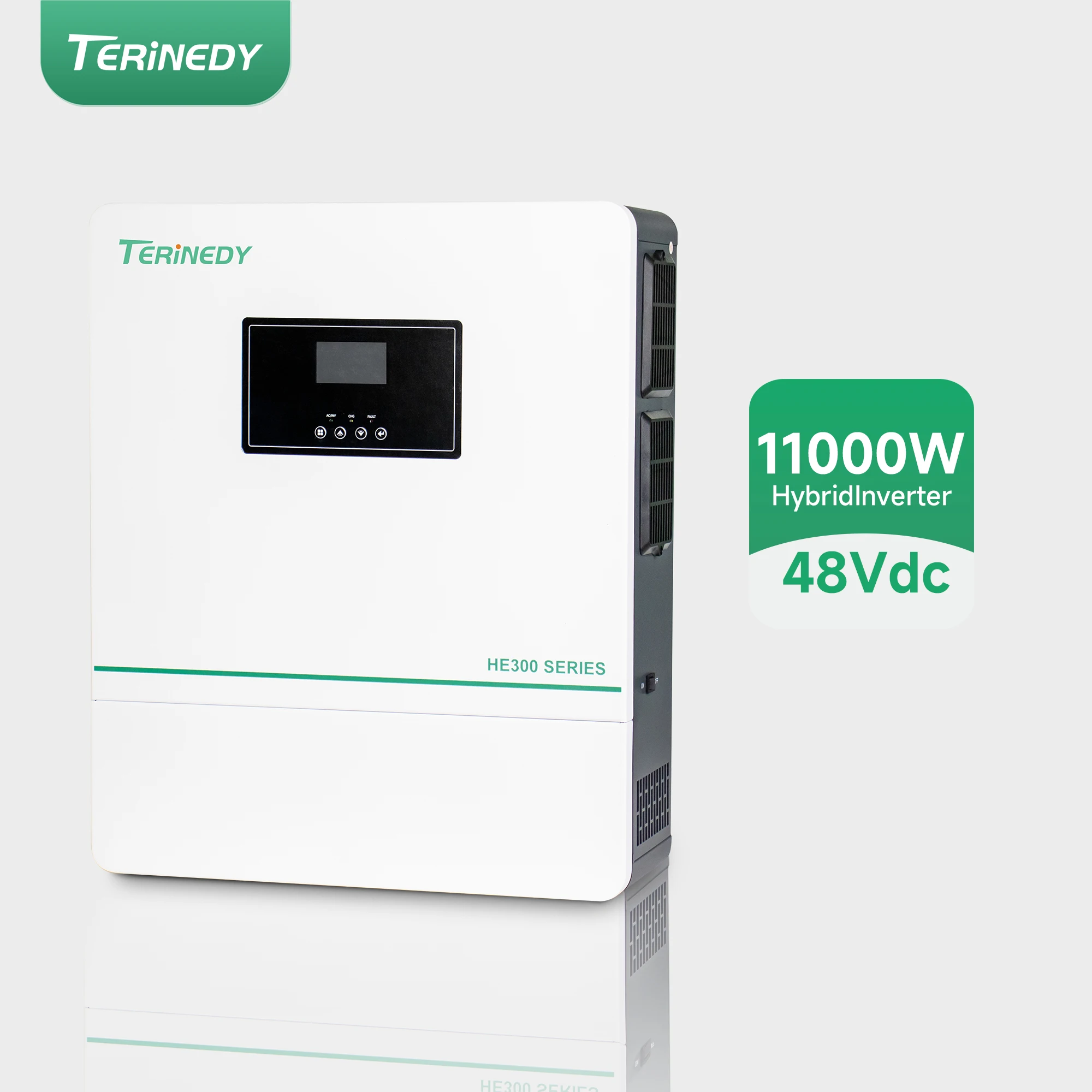 Home Used 11kw 48v Hybrid Solar Inverter  On/Off Grid IP21 Solar Power With Dual MPPT Solar Charge Controller for Home