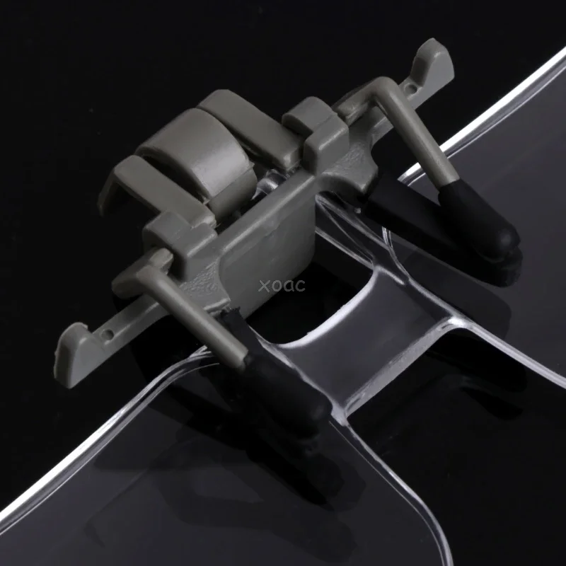 2X Glasses Magnifier Glass with Clip for Reading A25 dropshipping