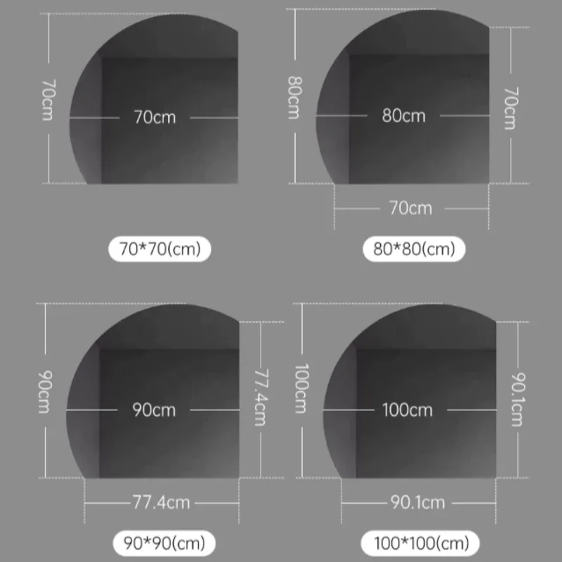 Juminocore Wall Mirrors Body Cool Corner Door Mirrors Girls Luxury Espejos De Cuerpo Completo Bathroom Decorations Items