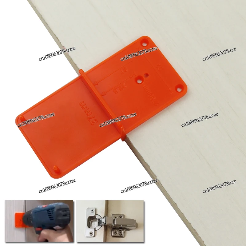 Hinge Opening Positioning Plate 35/40mm Door Panel Hinge Installation Ruler Cabinet Door Hole Punching Positioning Template