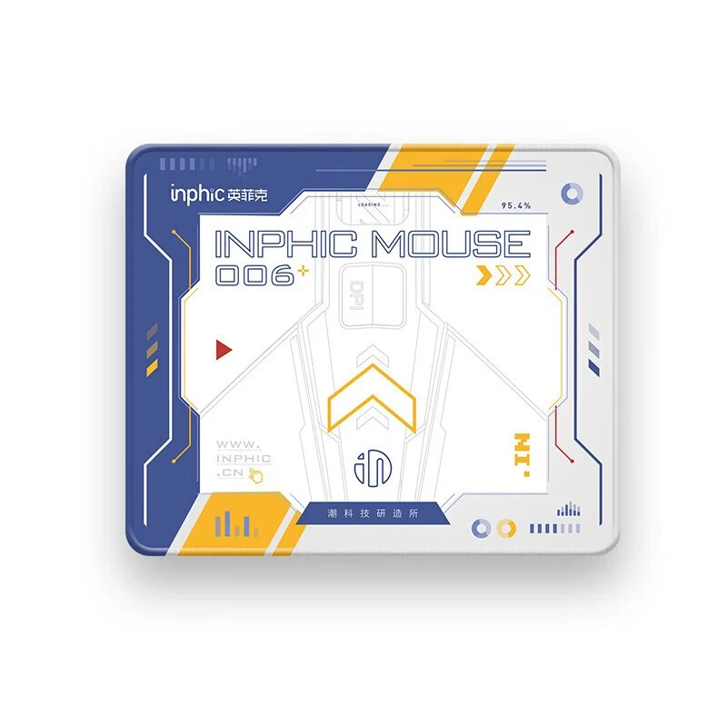INPHIC IN9 F9 W9PRO ماوس الوسادة المضادة للانزلاق المطاط الألعاب ماوس الوسادة دائم مكتب الوسادة سميكة التماس حافة مناسبة للمكتب والألعاب